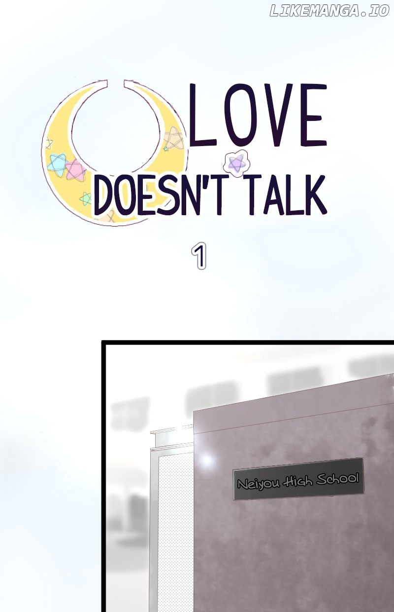 Love Doesn't Talk chapter 10 - page 2