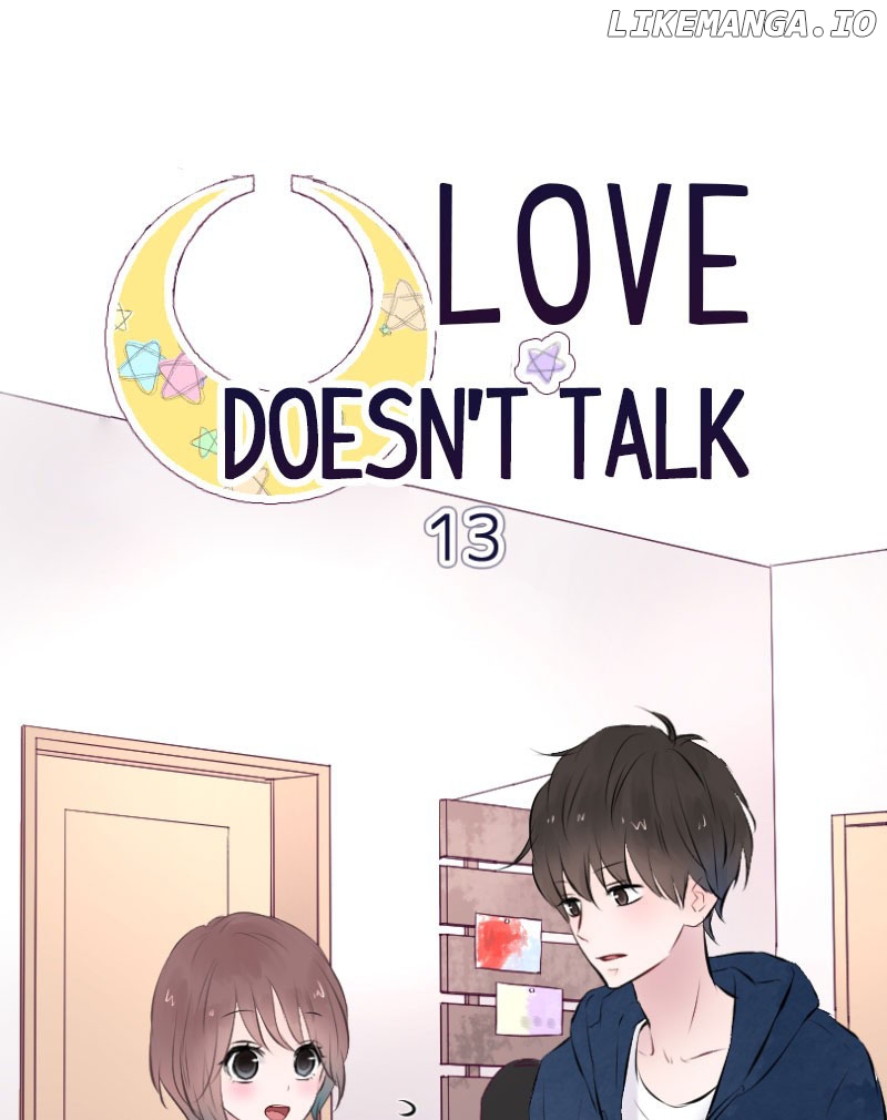 Love Doesn't Talk chapter 13 - page 2