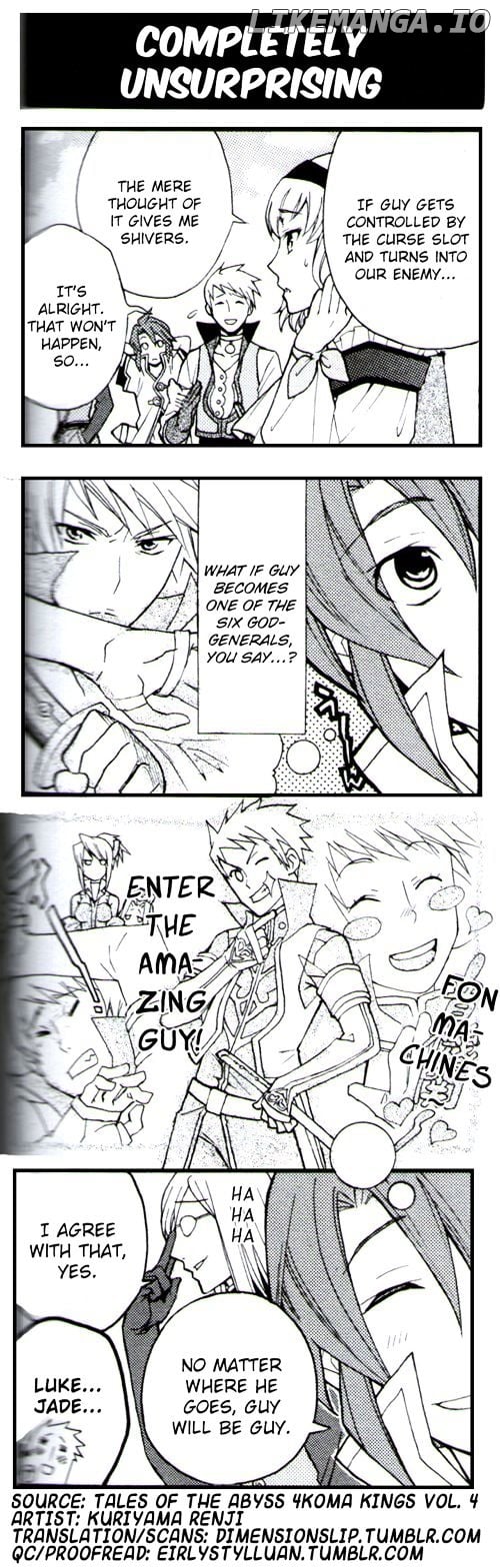 Tales Of The Abyss 4Koma Kings chapter 65 - page 1