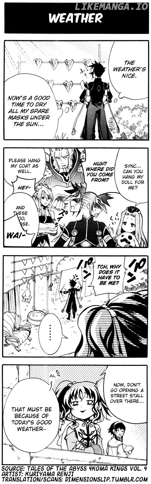 Tales Of The Abyss 4Koma Kings chapter 67 - page 1