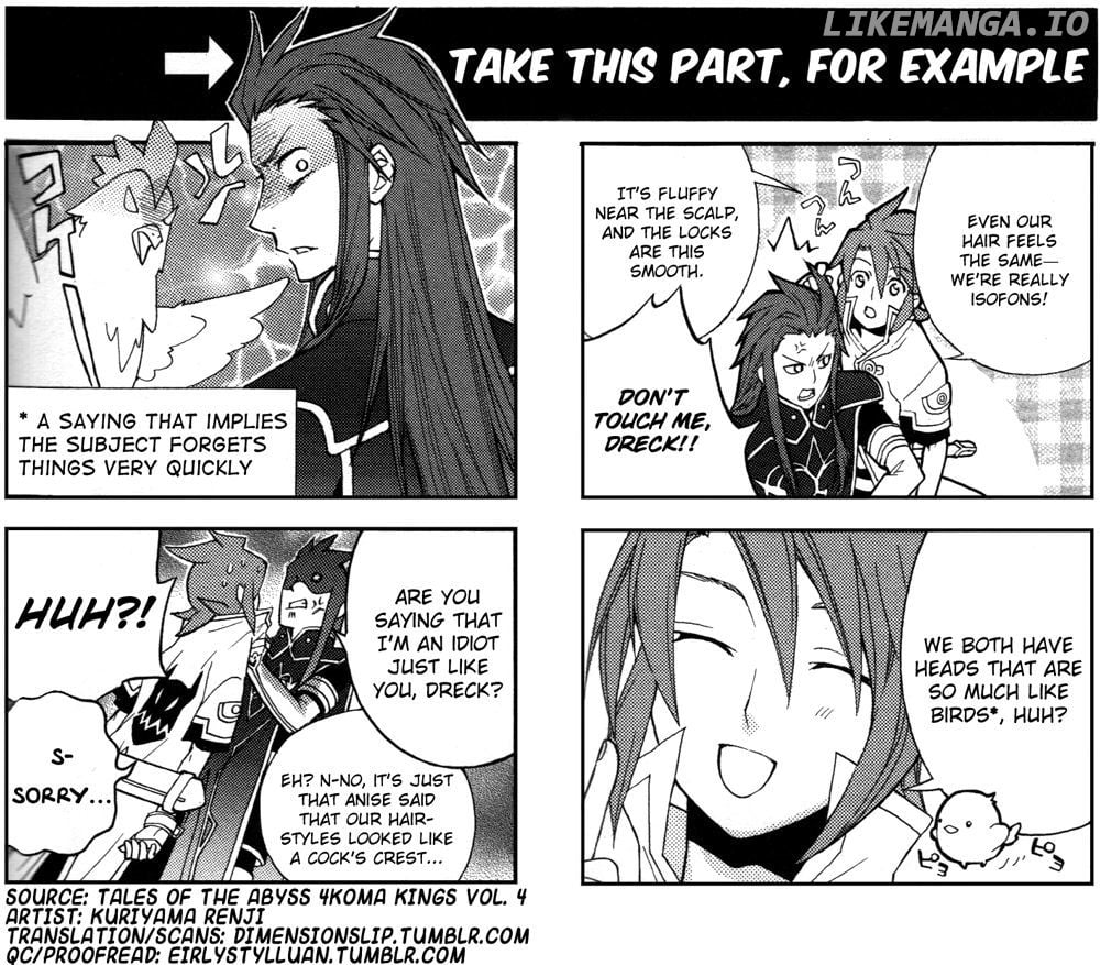 Tales Of The Abyss 4Koma Kings chapter 56 - page 1