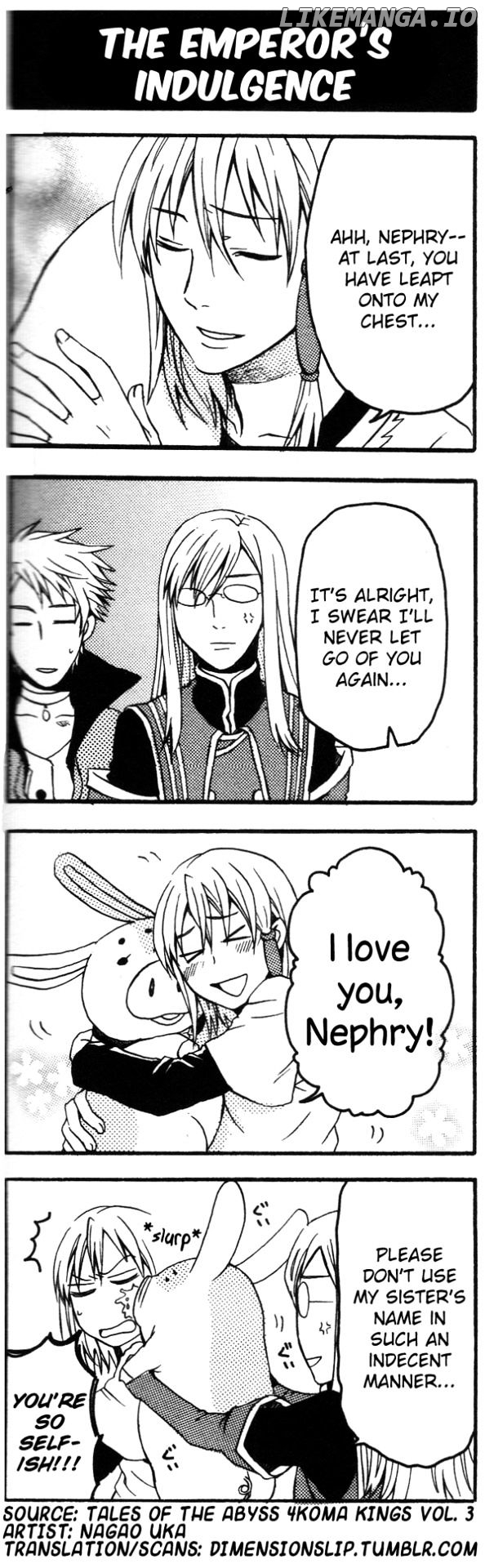 Tales Of The Abyss 4Koma Kings chapter 92 - page 1