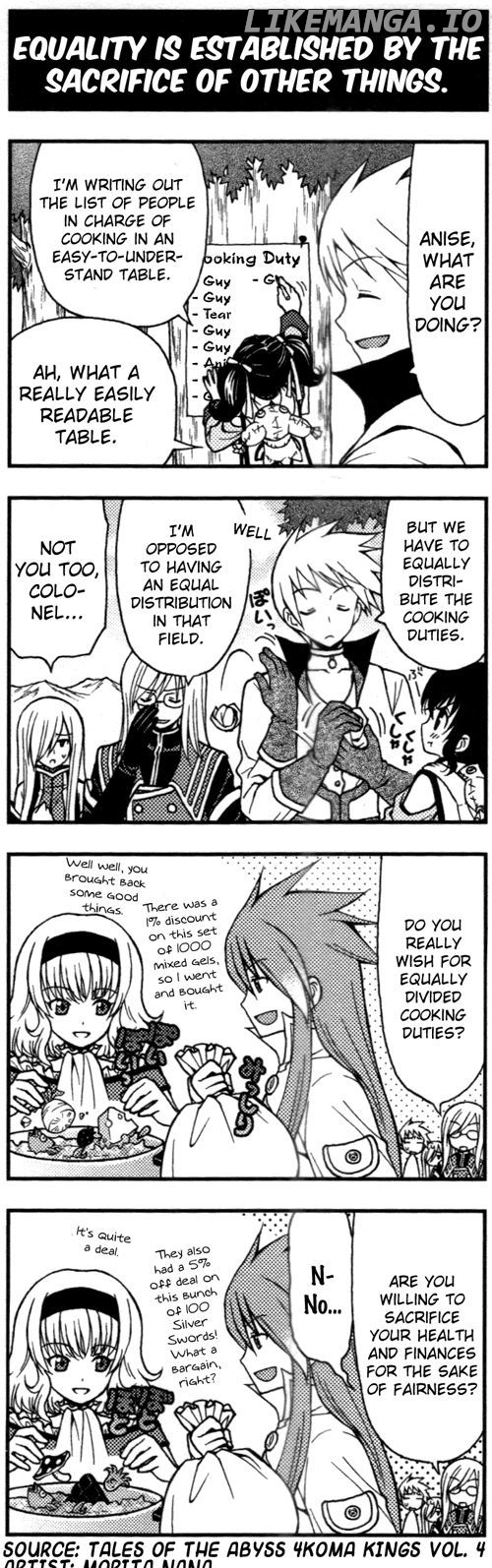 Tales Of The Abyss 4Koma Kings chapter 84 - page 1