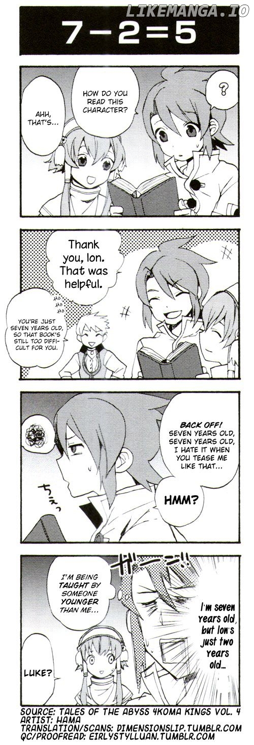 Tales Of The Abyss 4Koma Kings chapter 42 - page 1