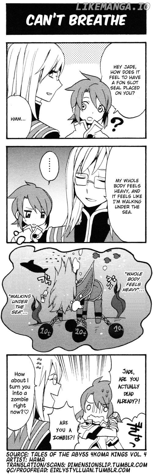 Tales Of The Abyss 4Koma Kings chapter 35 - page 1