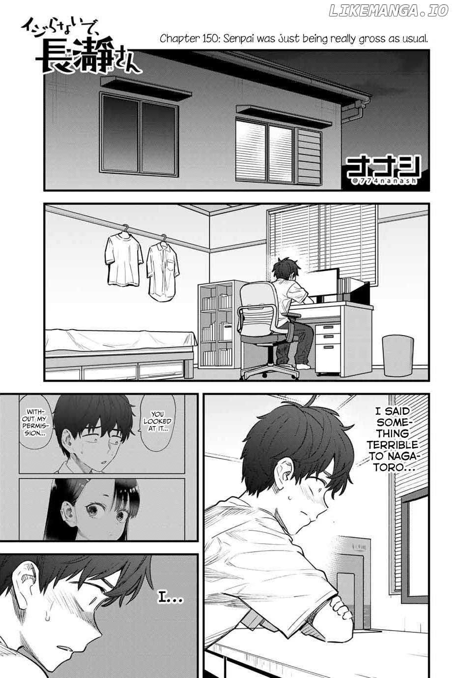 Please Don’t Bully Me, Nagatoro Chapter 150 - page 1