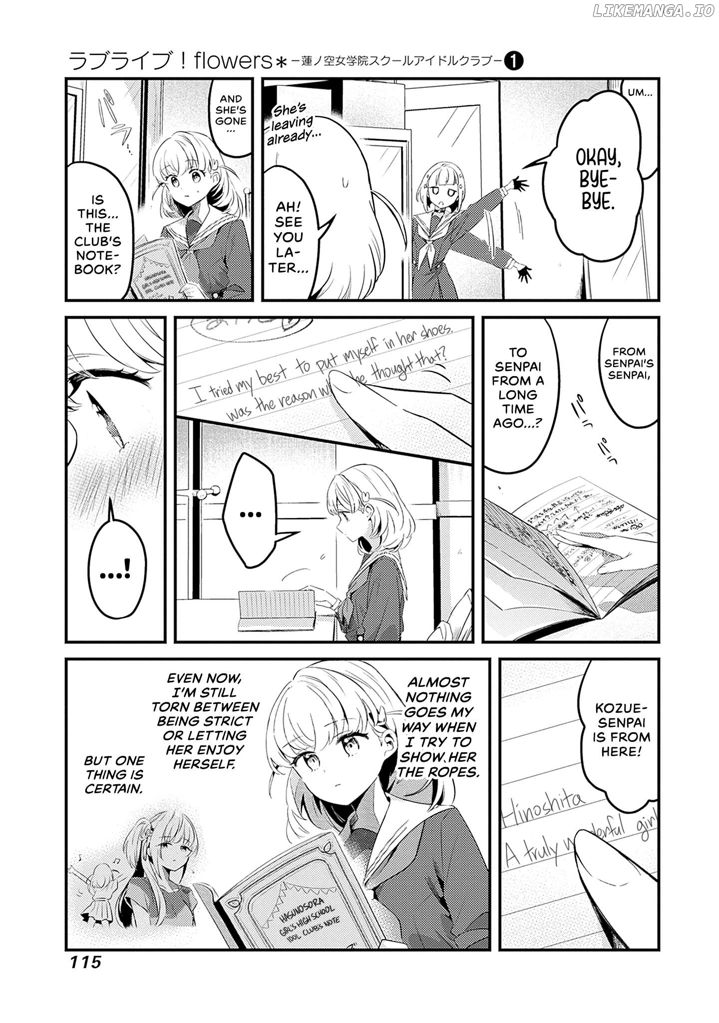 Love Live! Flowers – Hasunosora Girls’ High School Idol Club – Chapter 3 - page 31