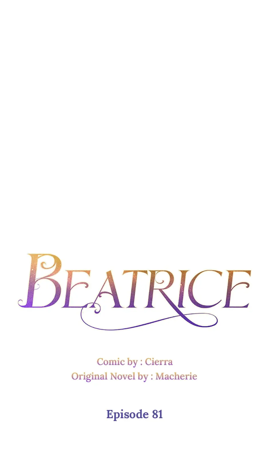 Beatrice - Manhwa Chapter 81 - page 1