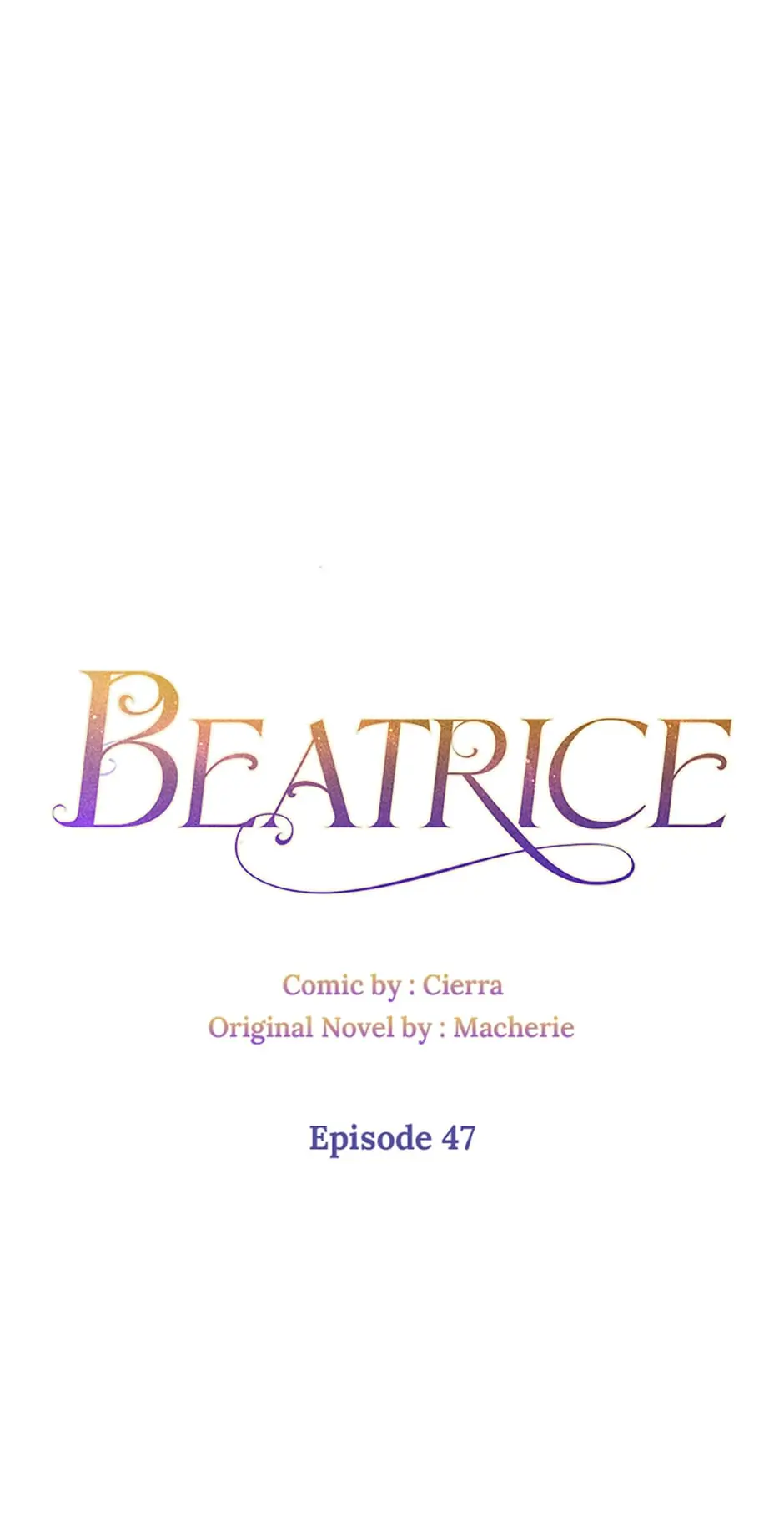 Beatrice - Manhwa Chapter 47 - page 1