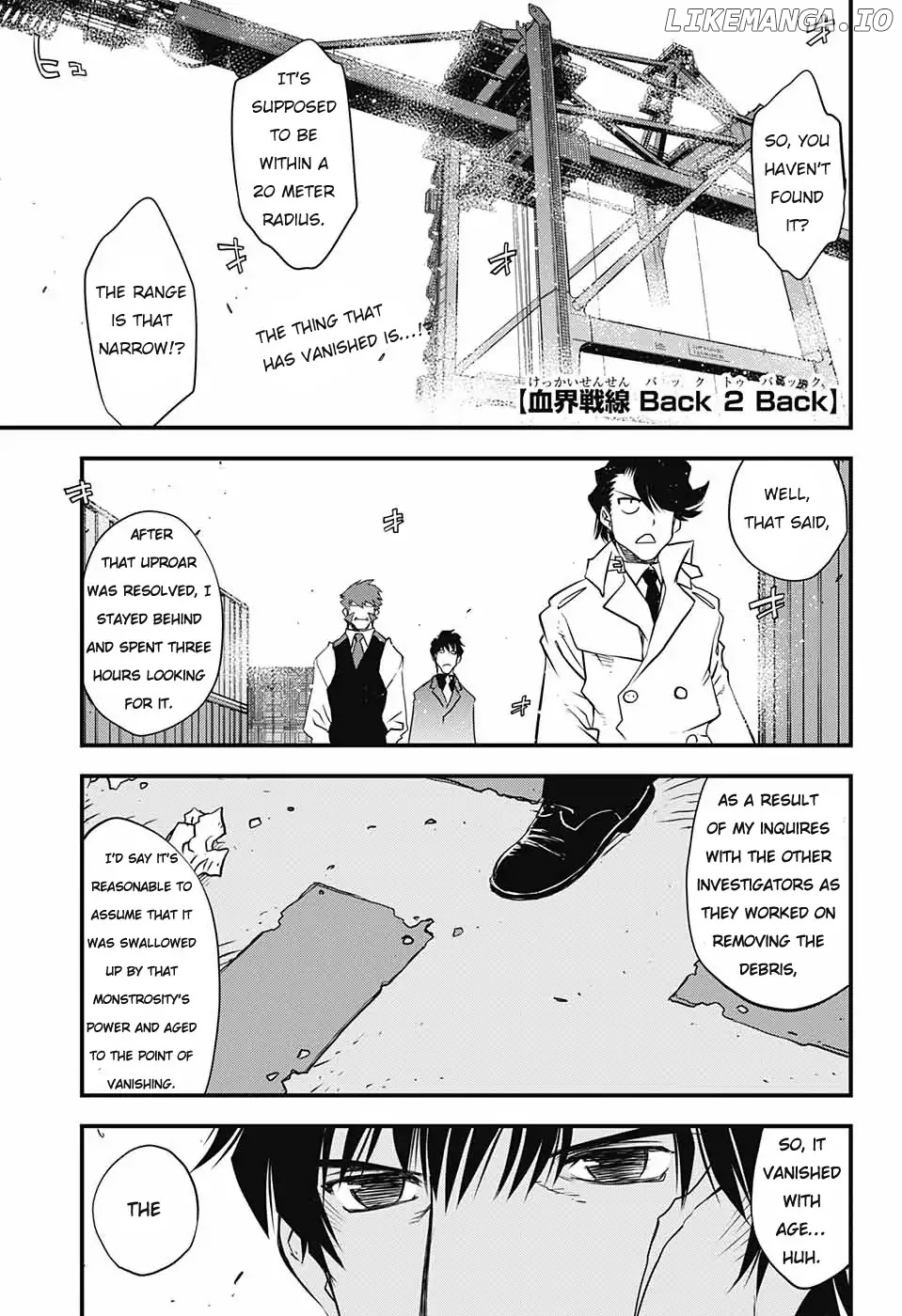 Kekkai Sensen - Back 2 Back chapter 12 - page 5