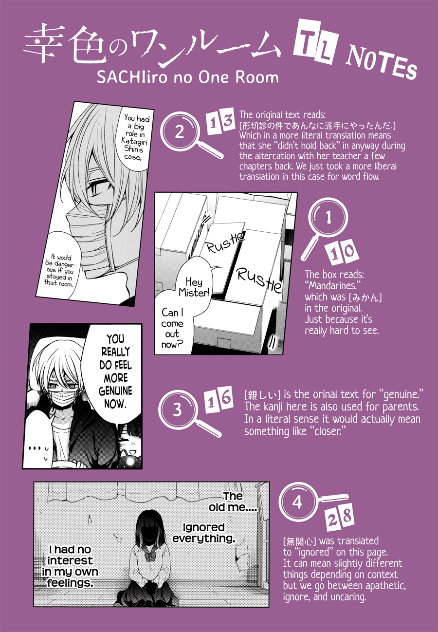 Sachi-Iro No One Room chapter 27 - page 36