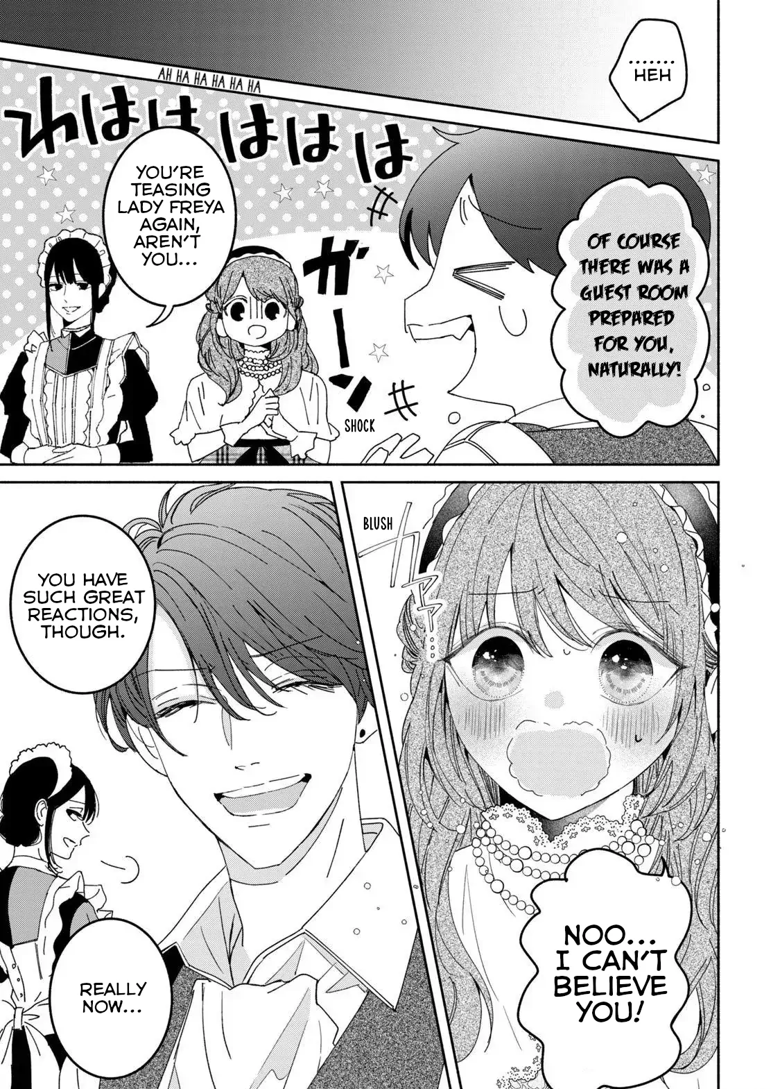 Moto Konyakusha kara Nigeru tame Kyūketsu Hakushaku ni Koibito no Furi wo Onegai Shitara, Naze ka Dekiai Mōdo ni Narimashita Chapter 4 - page 7