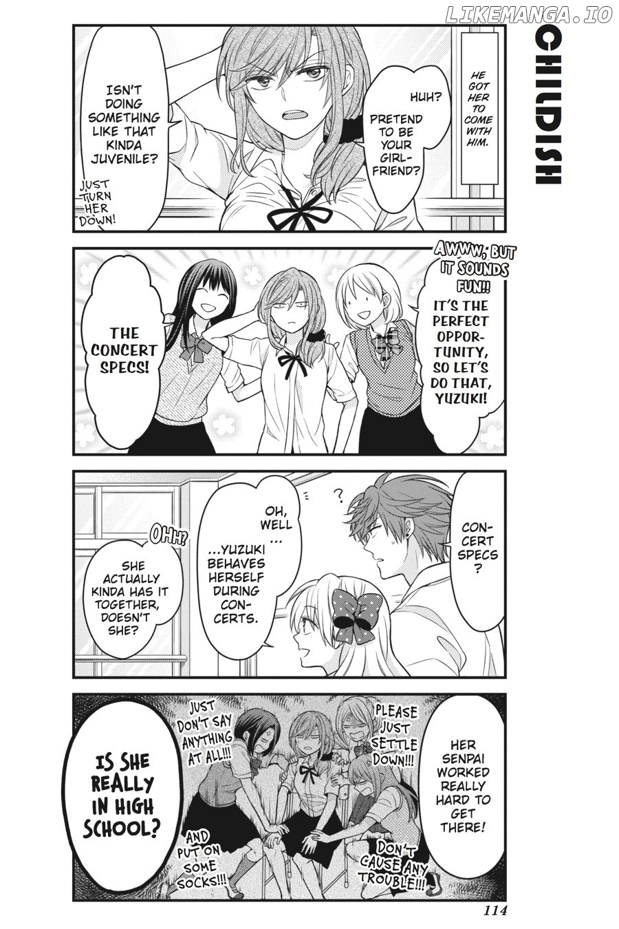 Gekkan Shojo Nozaki-kun chapter 58 - page 8