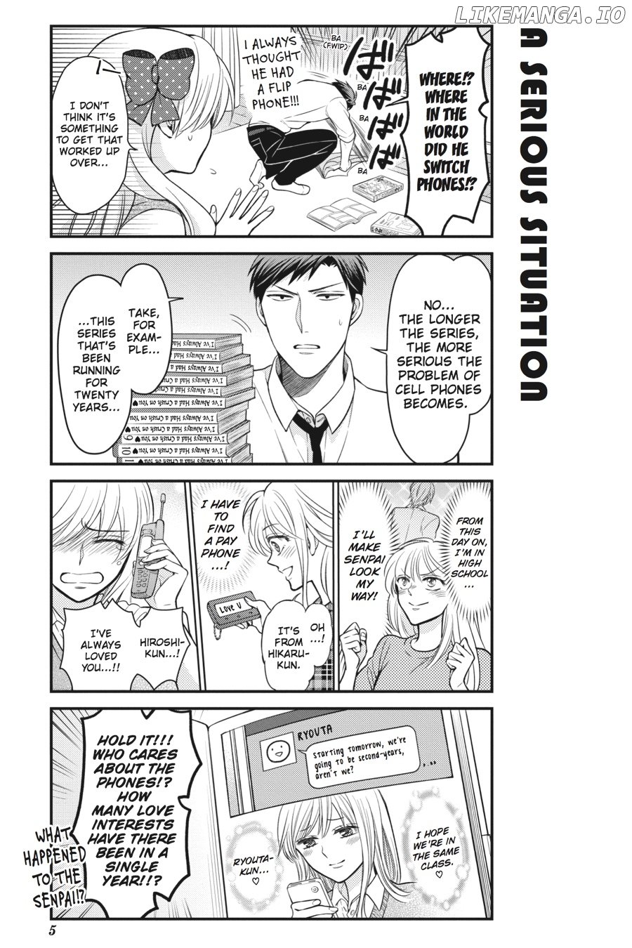 Gekkan Shojo Nozaki-kun chapter 61 - page 8