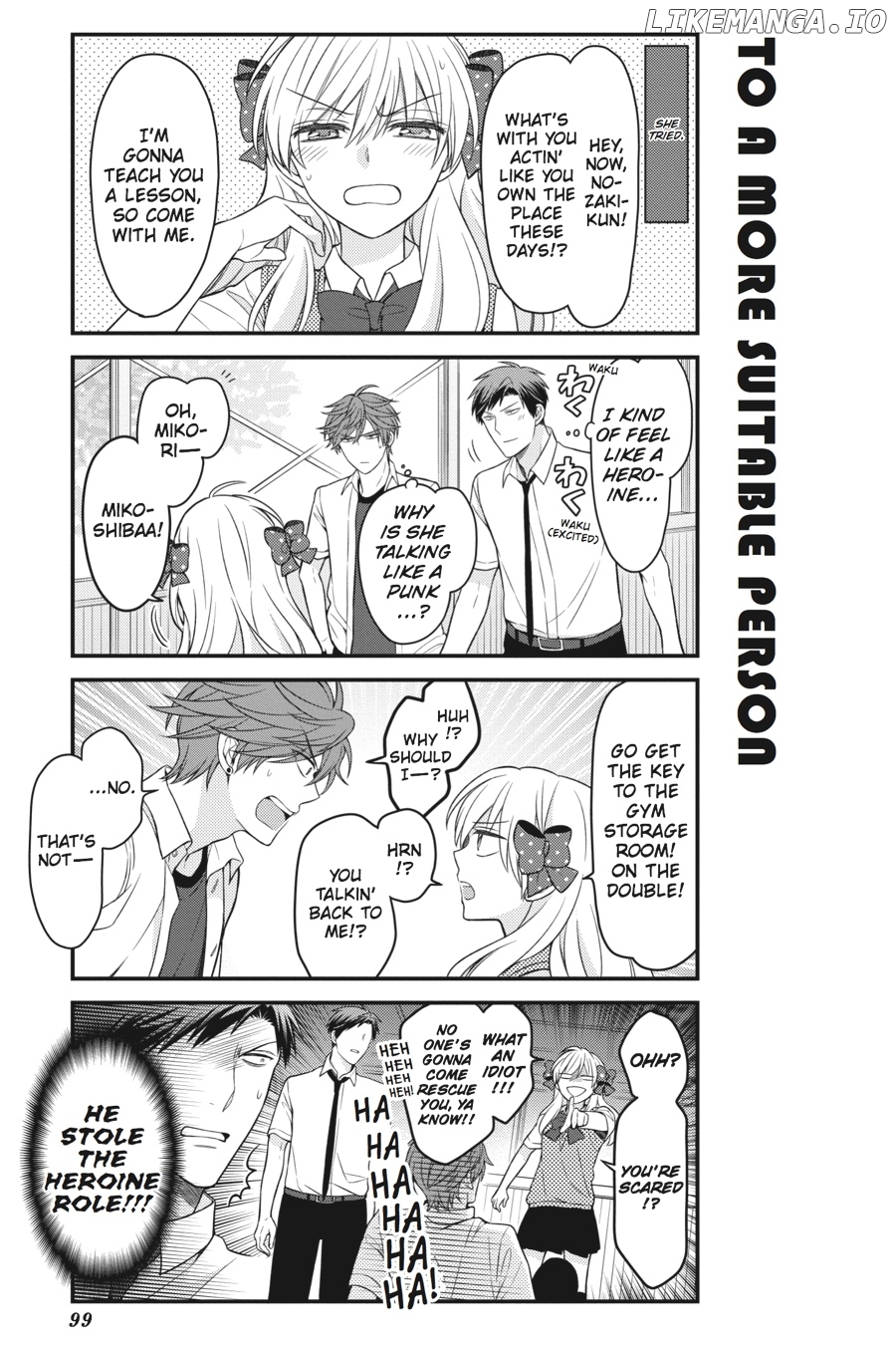 Gekkan Shojo Nozaki-kun chapter 67 - page 11