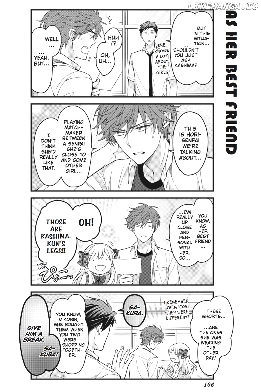 Gekkan Shojo Nozaki-kun chapter 68 - page 4