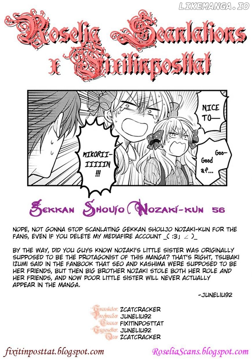 Gekkan Shojo Nozaki-kun Chapter 56 - page 15