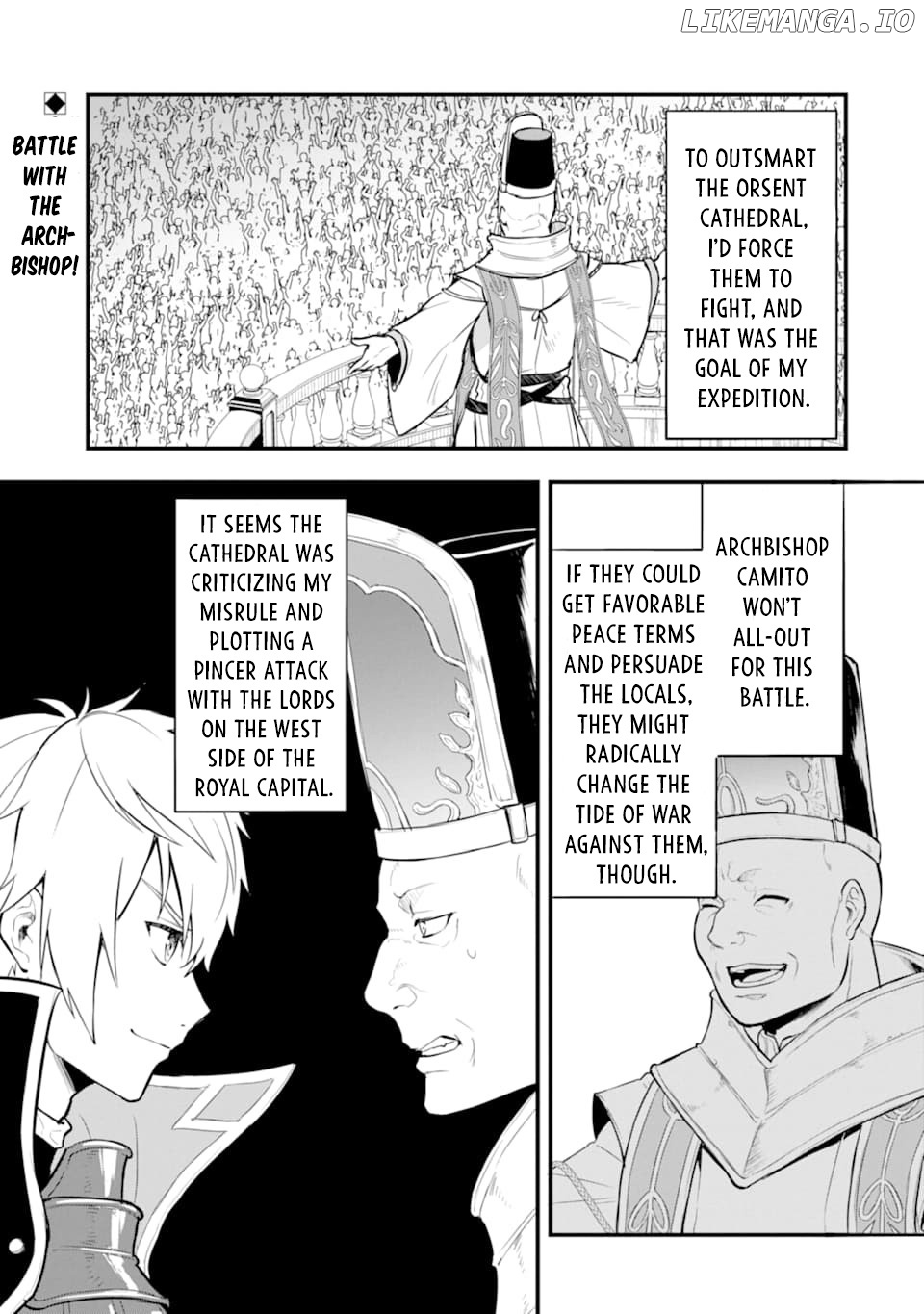 Oda Nobunaga to Iu Nazo no Shokugyo ga Mahou Kenshi yori Cheat Dattanode, Oukoku wo Tsukuru Koto ni Shimashita chapter 25 - page 2