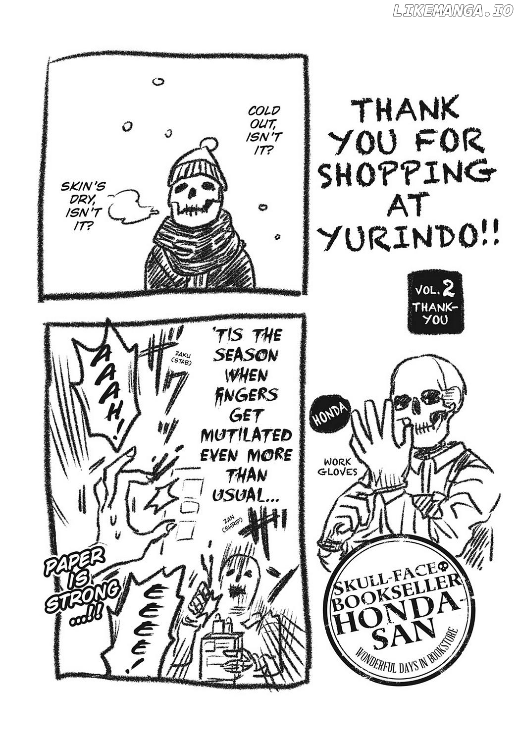 Skull-Face Bookseller Honda-San chapter 24.5 - page 28