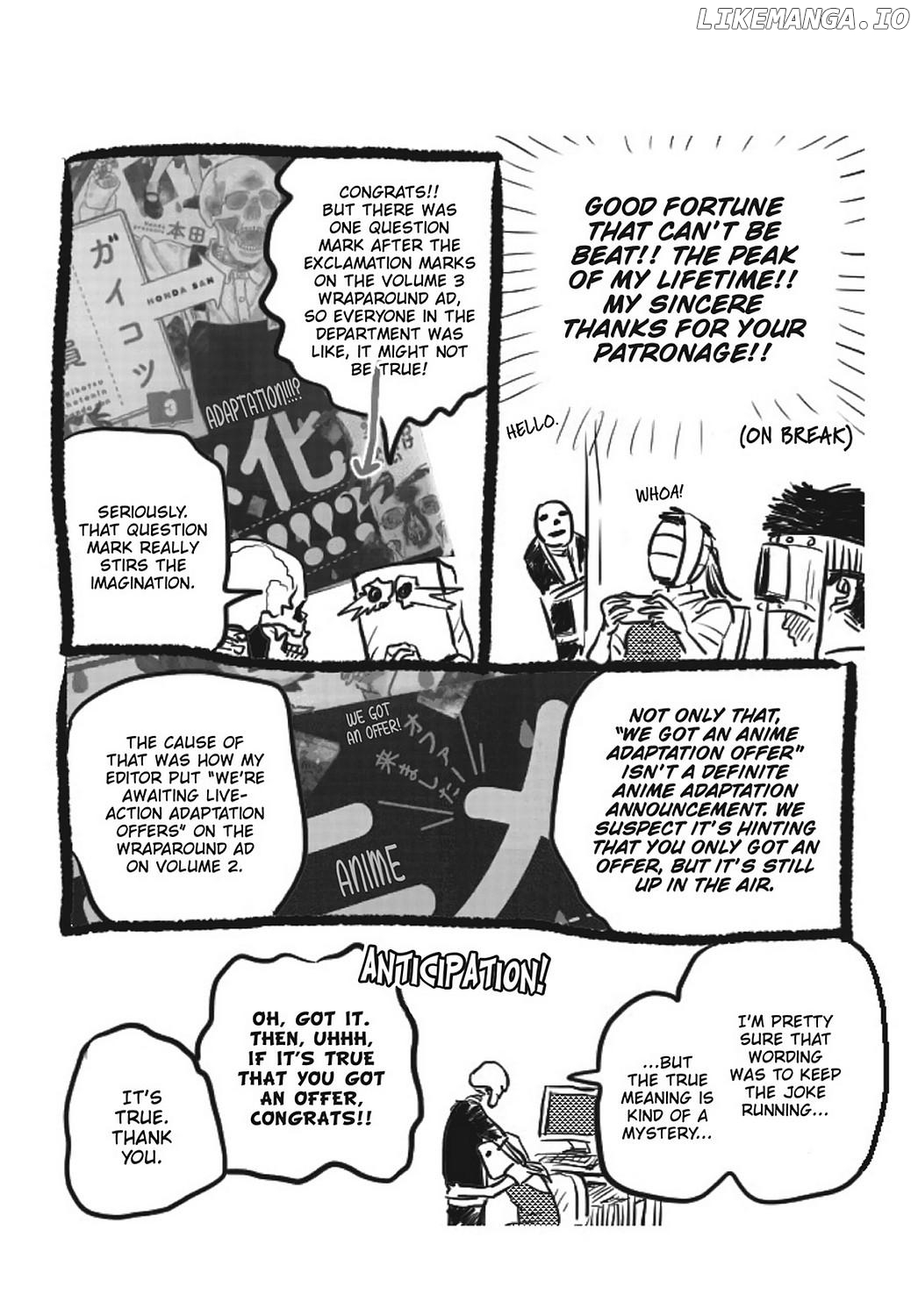 Skull-Face Bookseller Honda-San chapter 24.5 - page 60