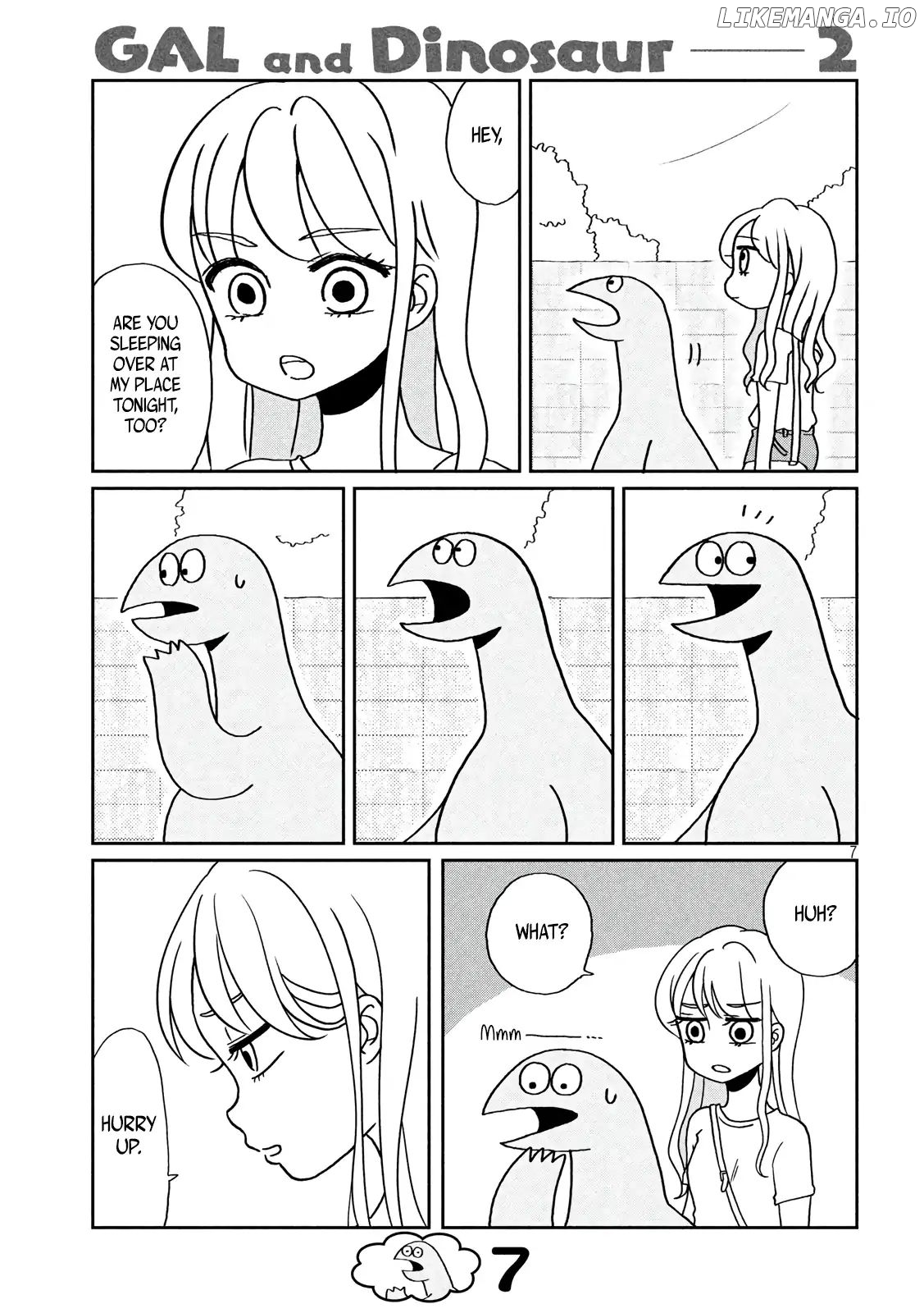 Gyaru and Dinosaur chapter 2 - page 7