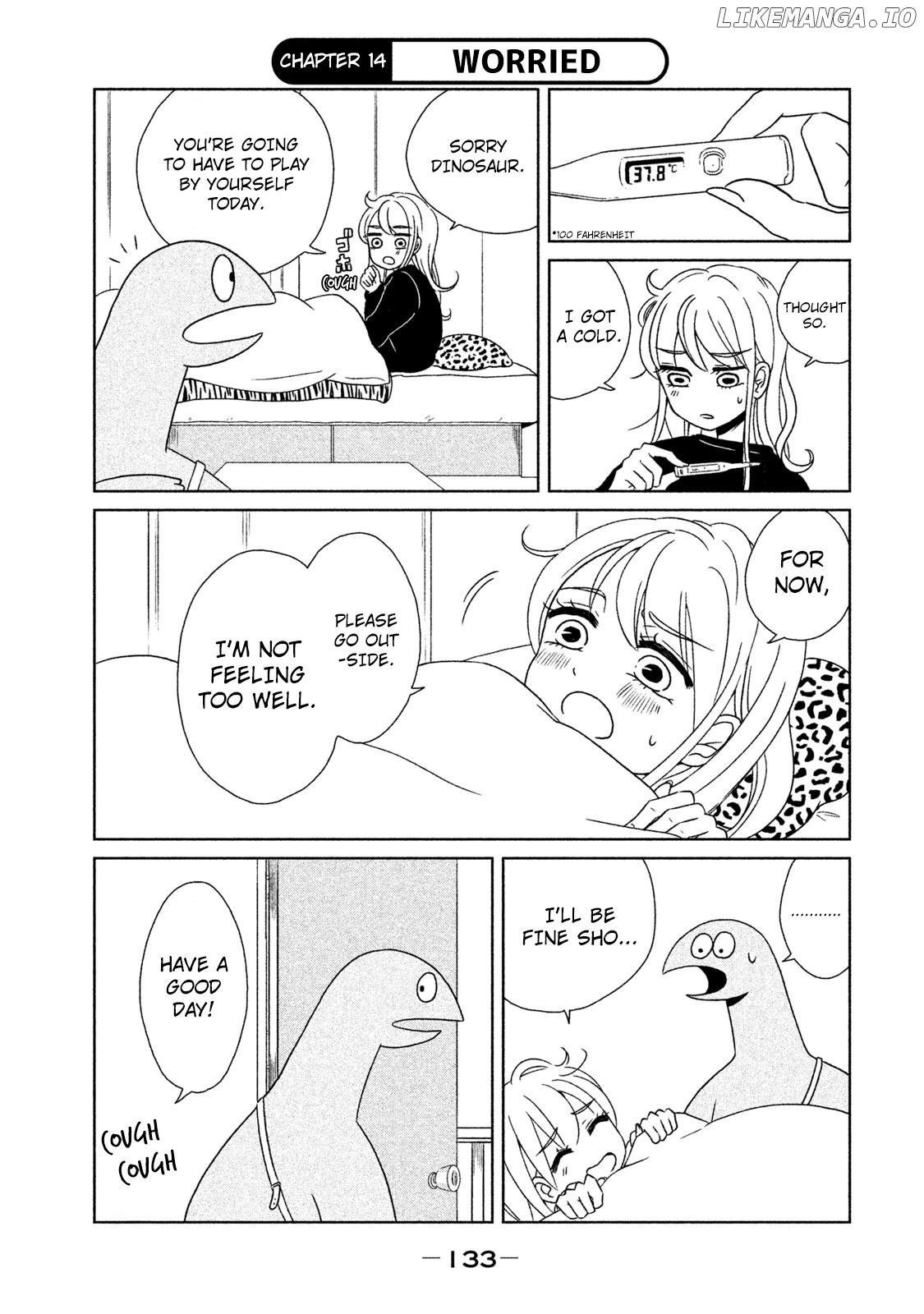 Gyaru and Dinosaur chapter 14 - page 1