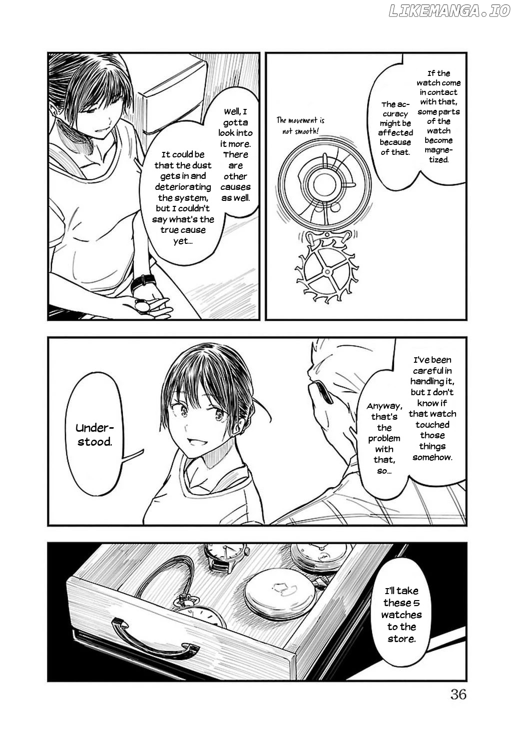 Kanmuri-san's Watch Workshop chapter 8 - page 12