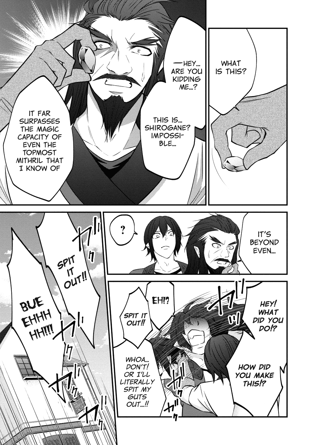 Around 40 "Shachiku" is Golem Master chapter 15 - page 13