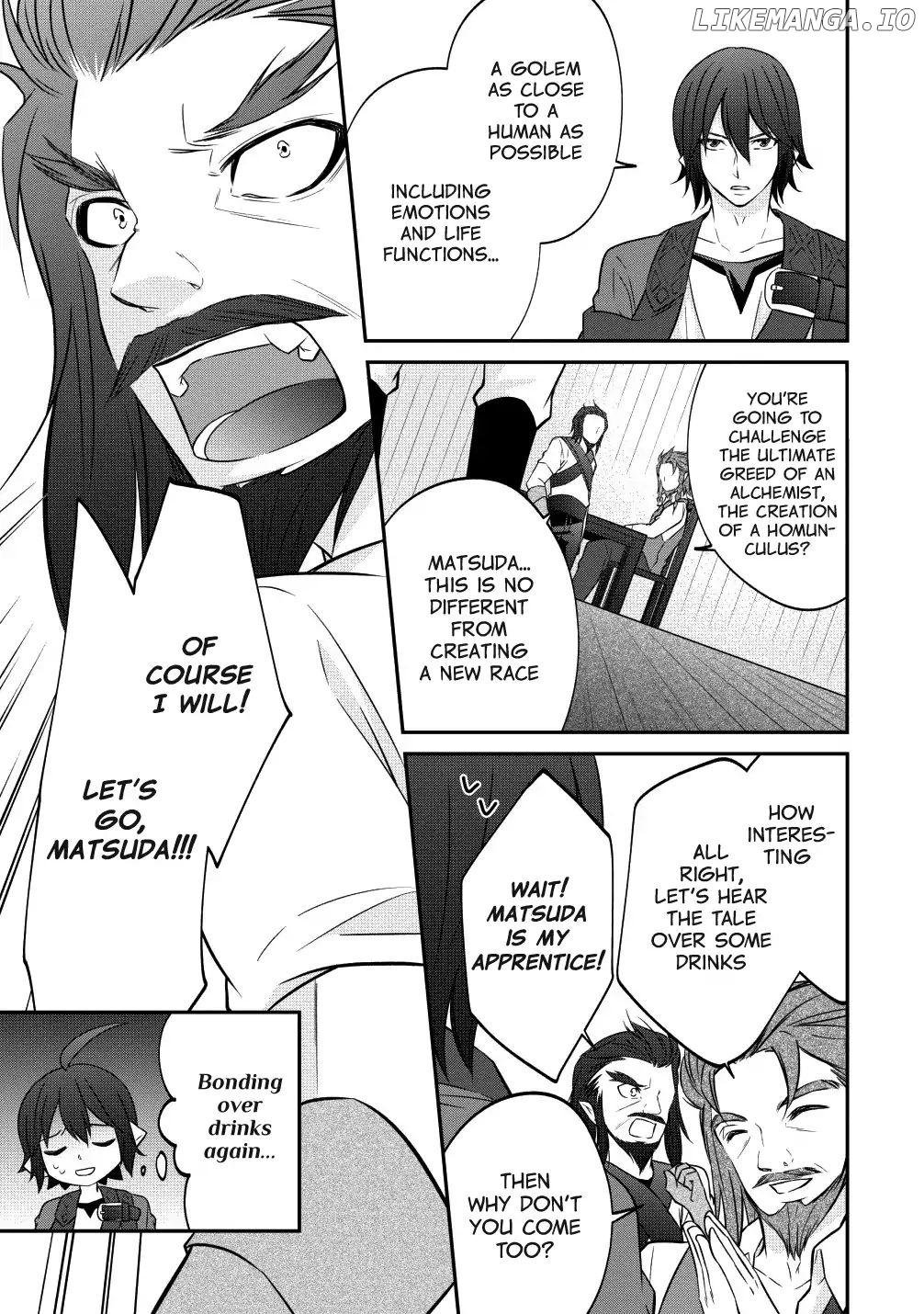 Around 40 "Shachiku" is Golem Master chapter 14 - page 7