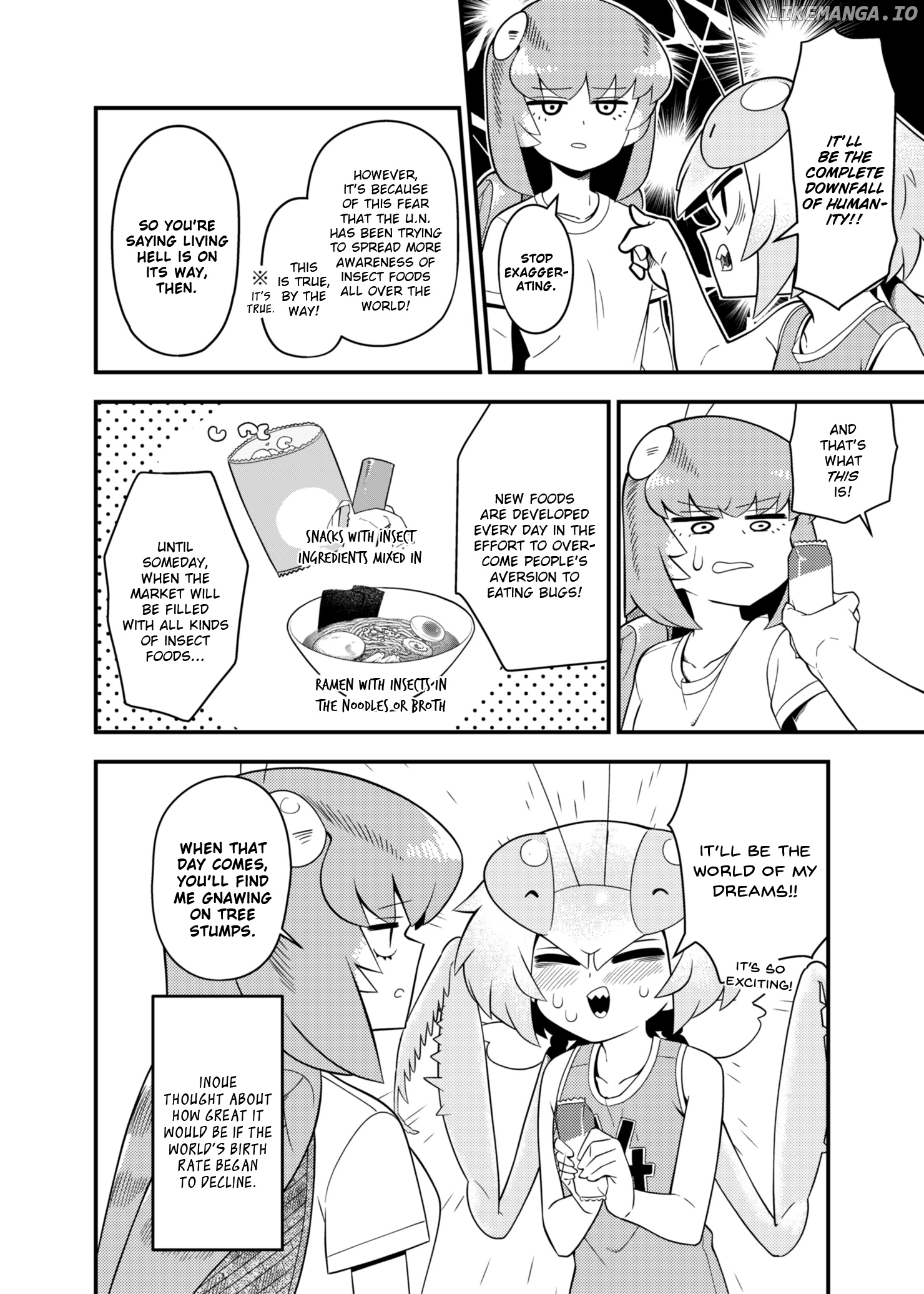 Carnivorous High School Mantis Akiyama chapter 7 - page 4