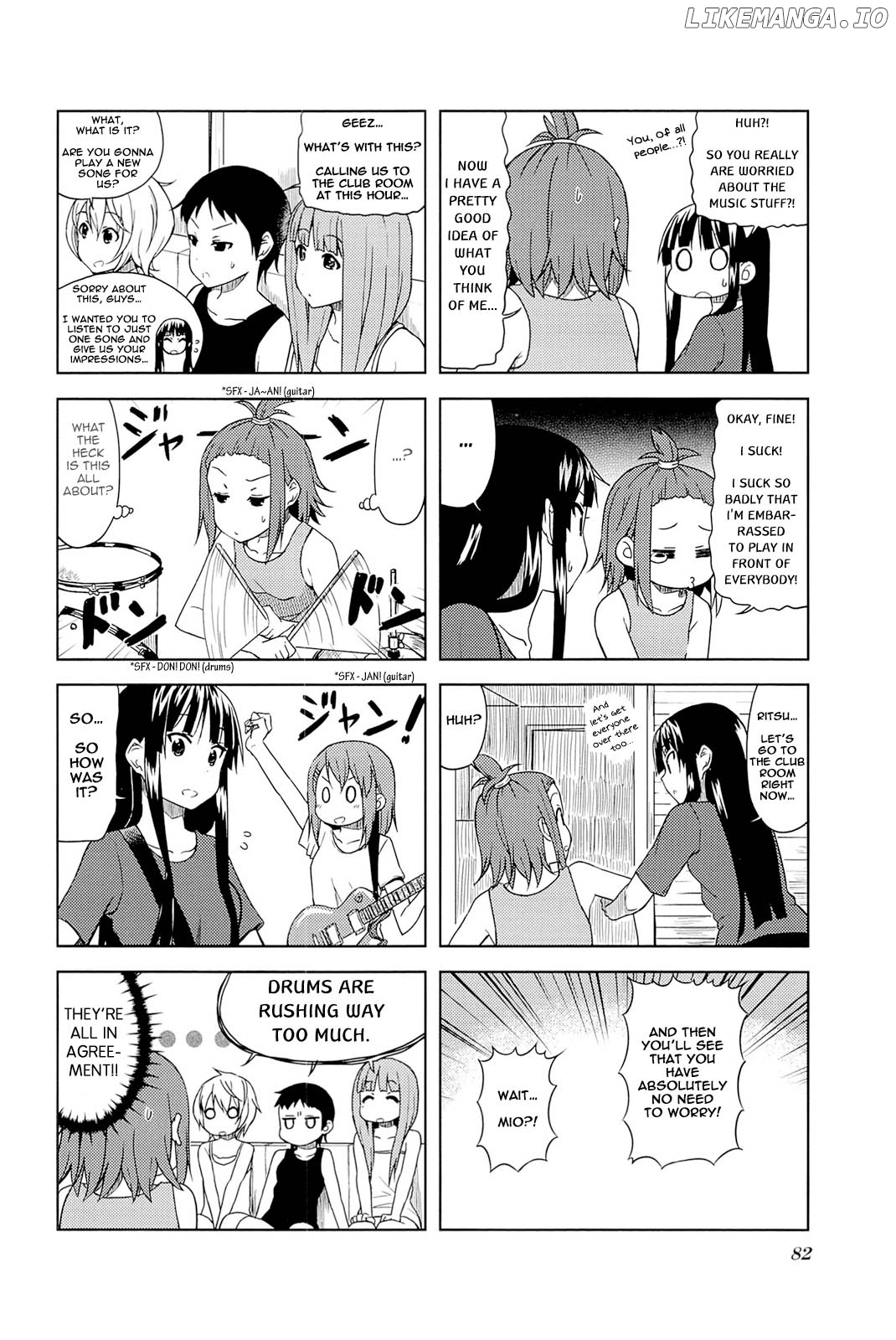 K-ON! College chapter 10 - page 6