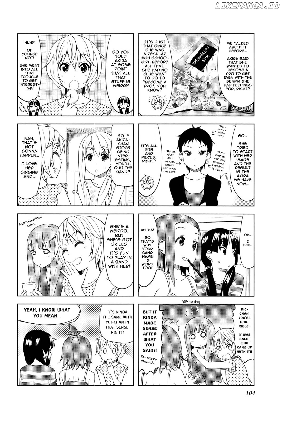 K-ON! College chapter 13 - page 4