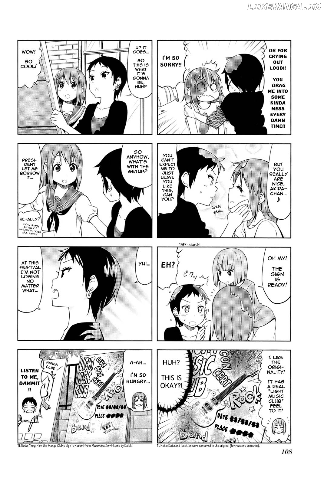 K-ON! College chapter 13 - page 8