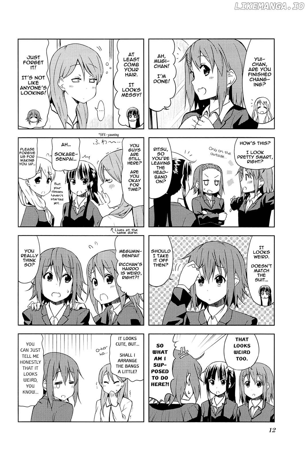 K-ON! College chapter 2 - page 4