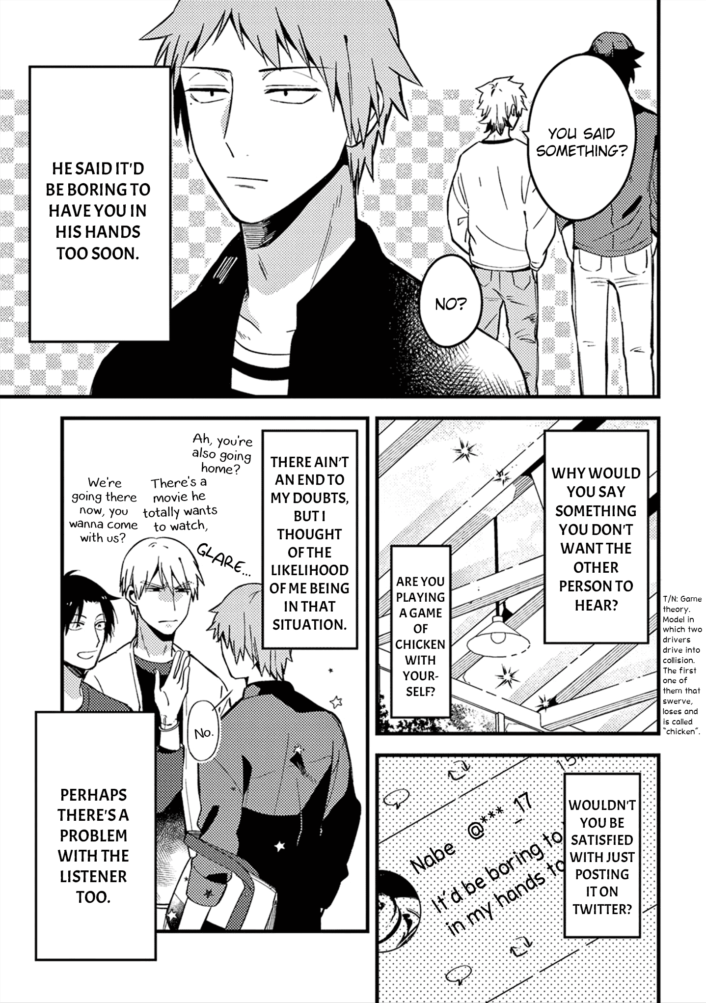 A World Where Everything Definitely Becomes BL vs. The Man Who Definitely Doesn't Want To Be In A BL chapter 5 - page 4