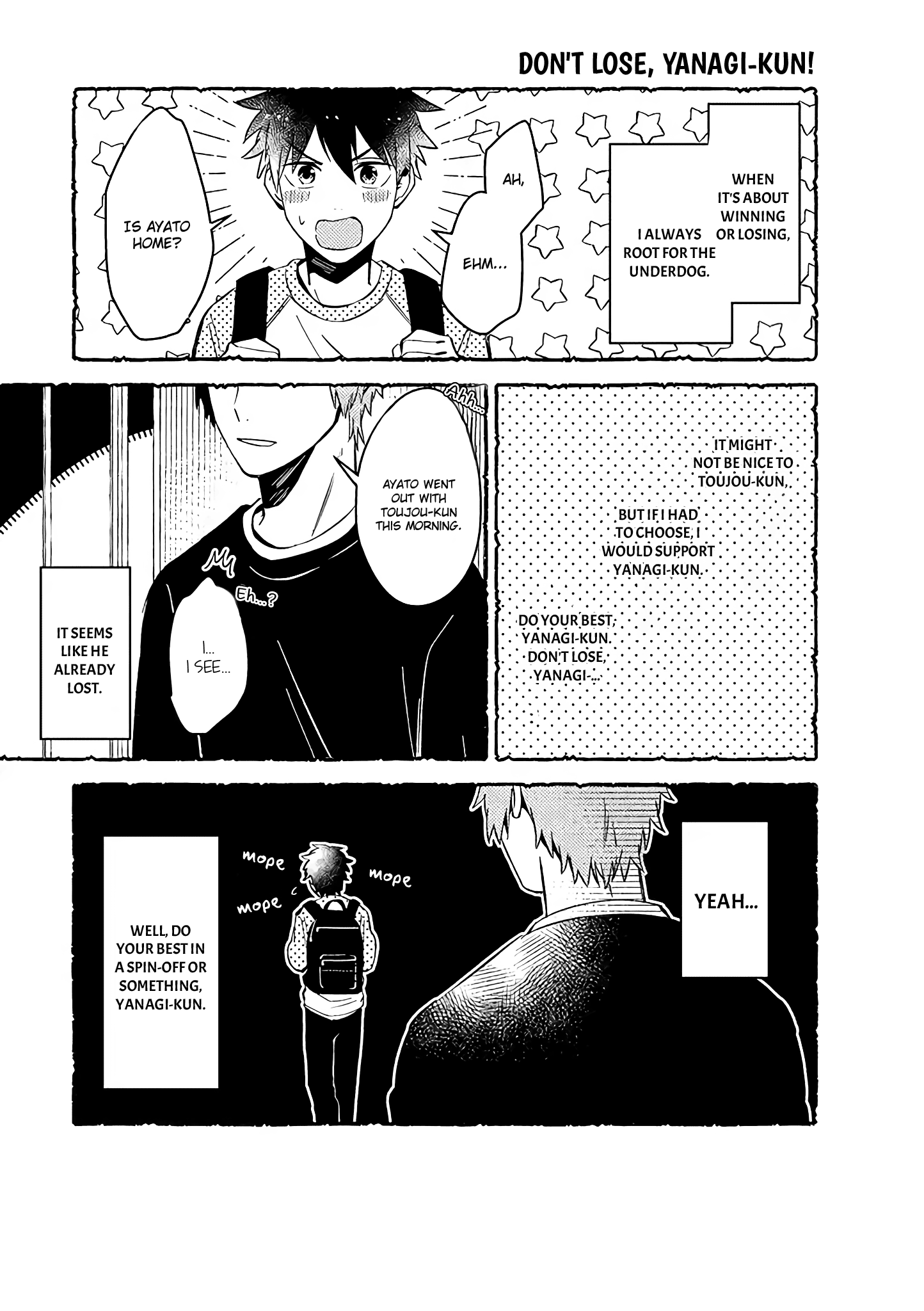 A World Where Everything Definitely Becomes BL vs. The Man Who Definitely Doesn't Want To Be In A BL chapter 19.6 - page 8