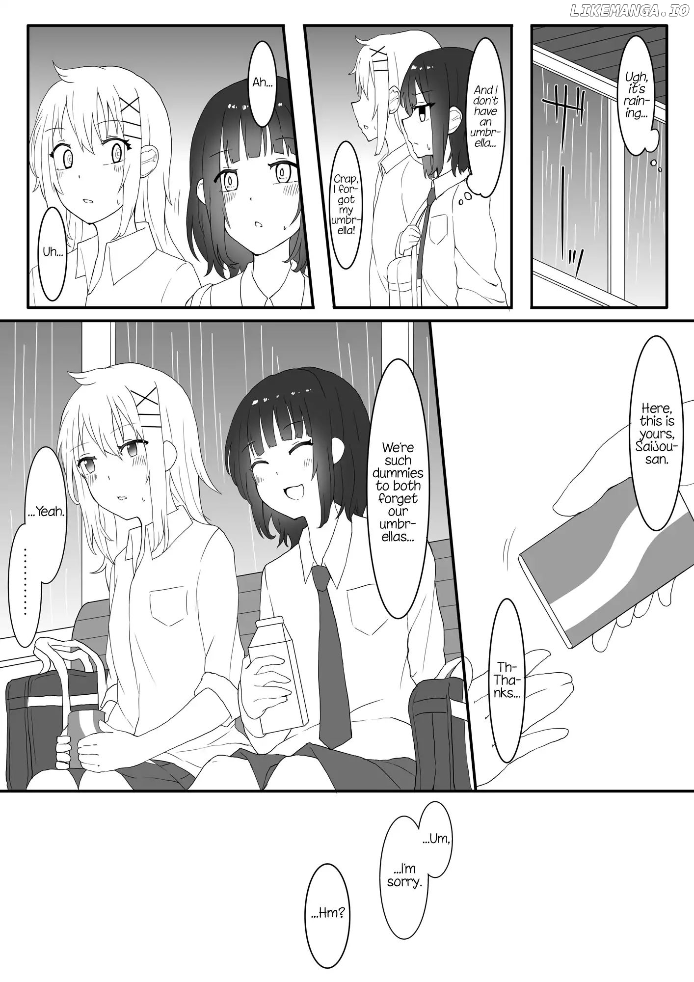 a Yuri Manga Between a Delinquent And a Quiet Girl That Starts From a Misunderstanding chapter 5 - page 2