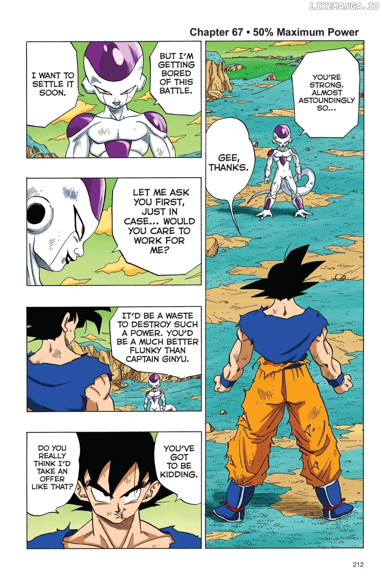 Dragon Ball Full Color Freeza Arc chapter 67 - page 1