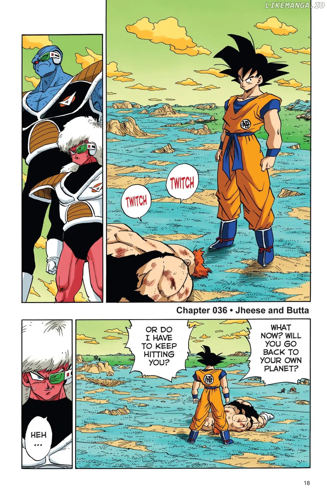 Dragon Ball Full Color Freeza Arc chapter 36 - page 1