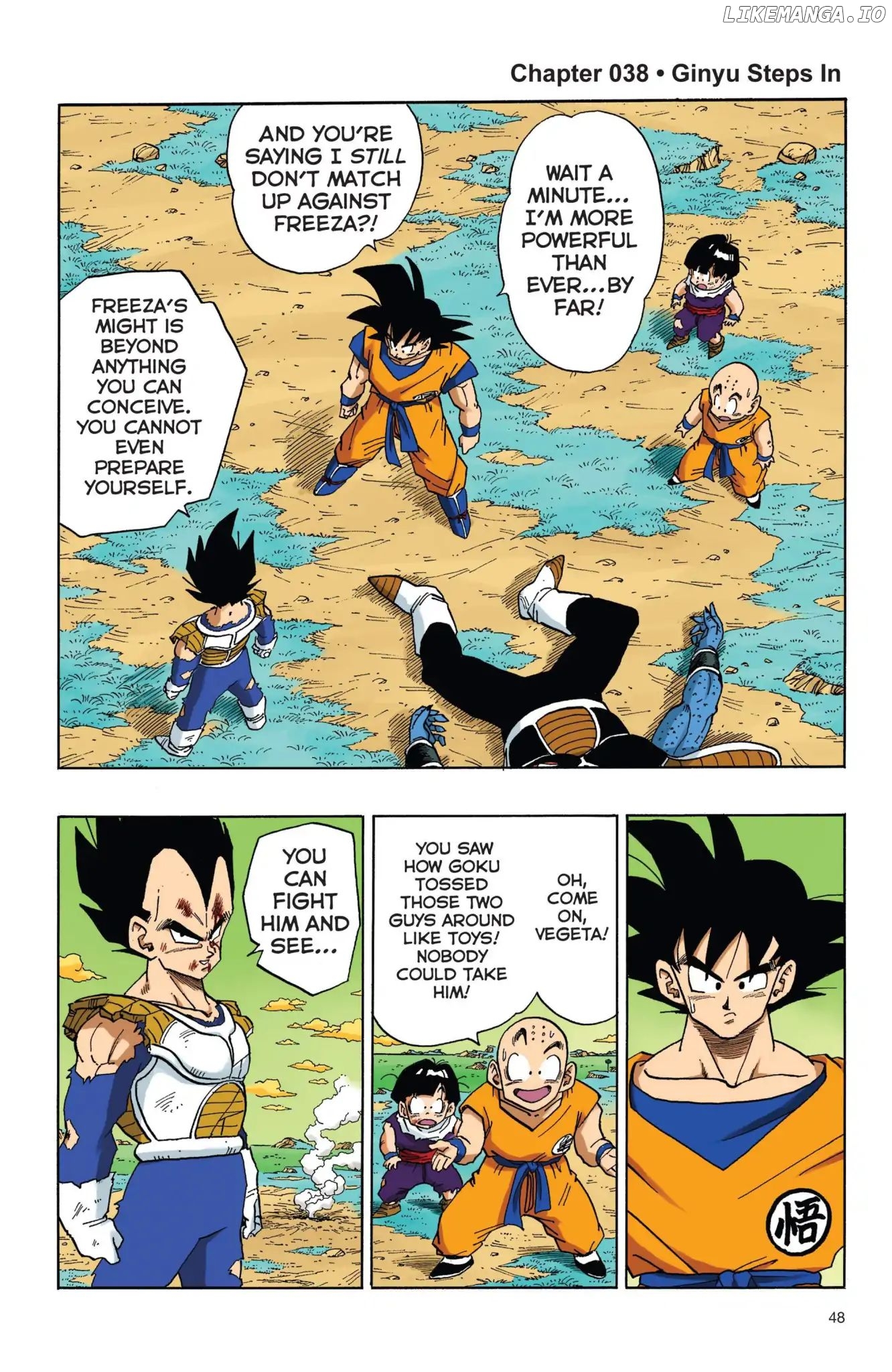 Dragon Ball Full Color Freeza Arc chapter 38 - page 1