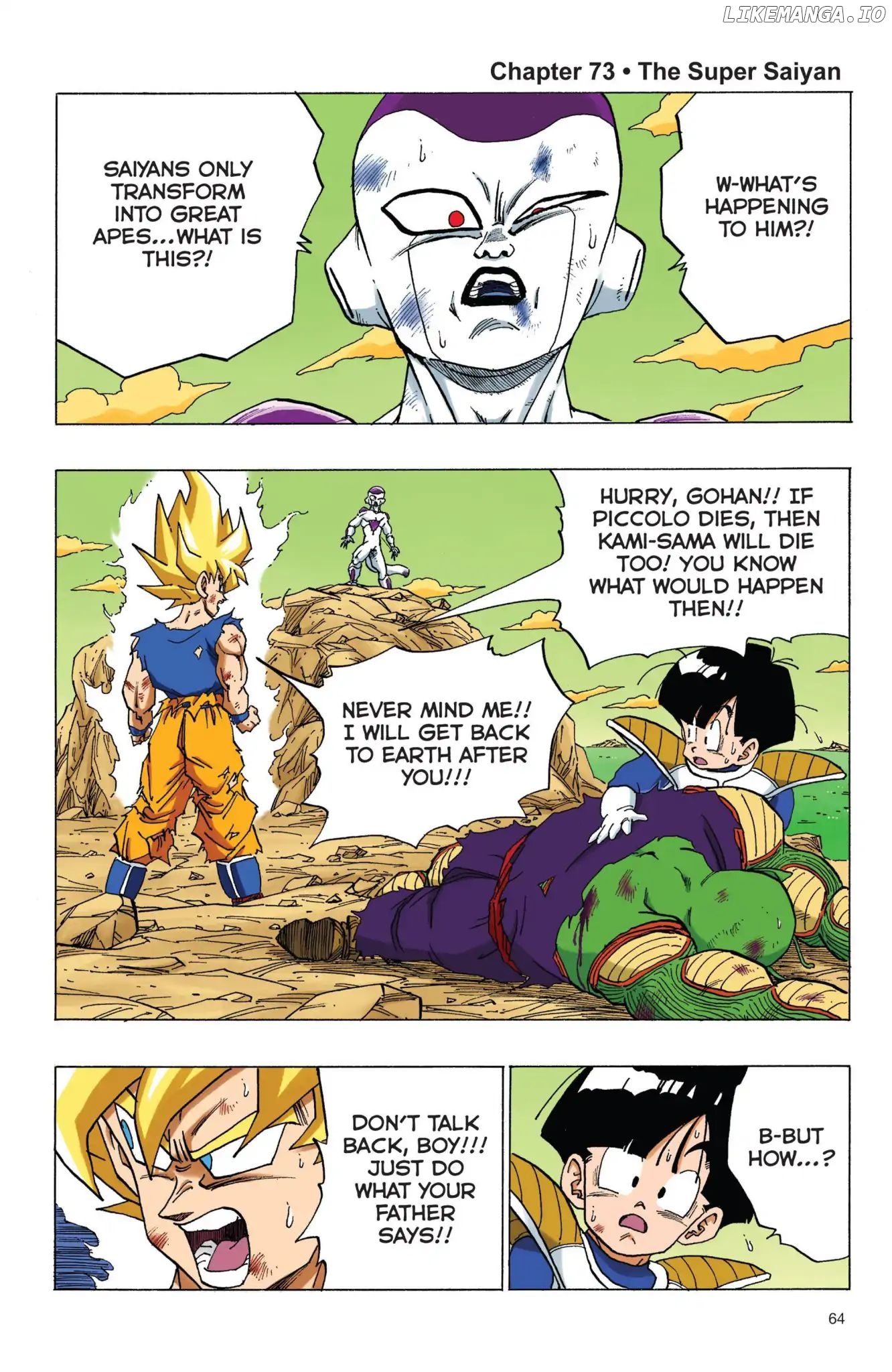 Dragon Ball Full Color Freeza Arc chapter 73 - page 1