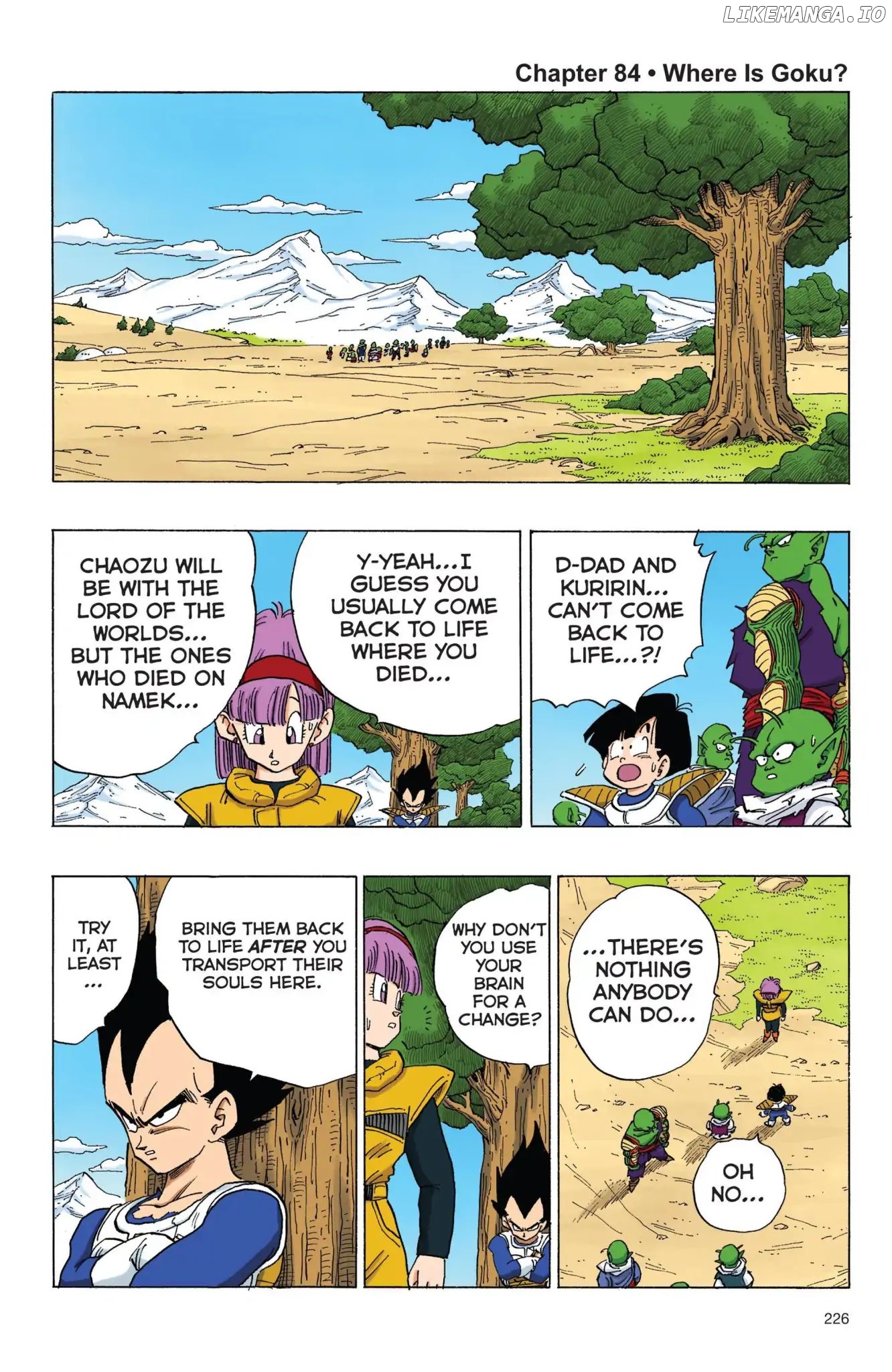 Dragon Ball Full Color Freeza Arc Chapter 84 - page 1