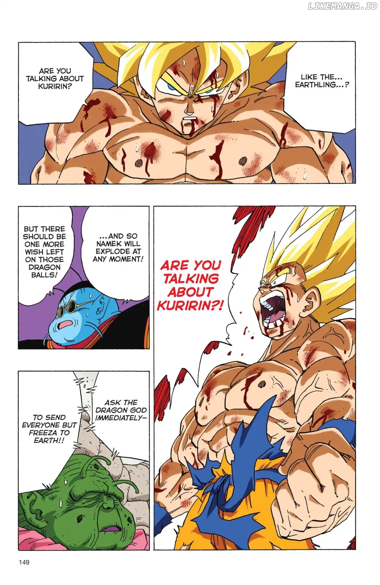 Dragon Ball Full Color Freeza Arc Chapter 78 - page 12