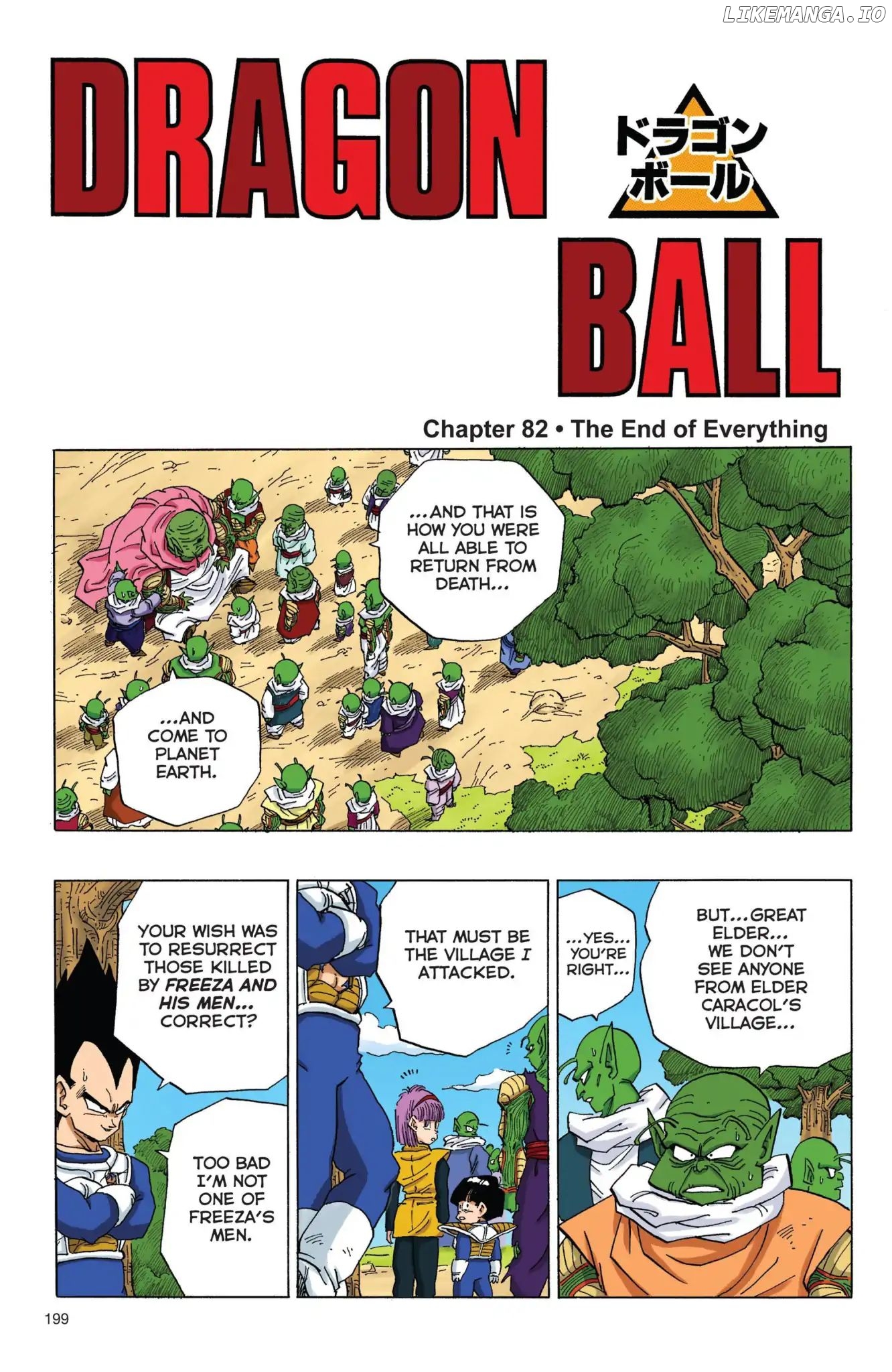 Dragon Ball Full Color Freeza Arc Chapter 82 - page 1