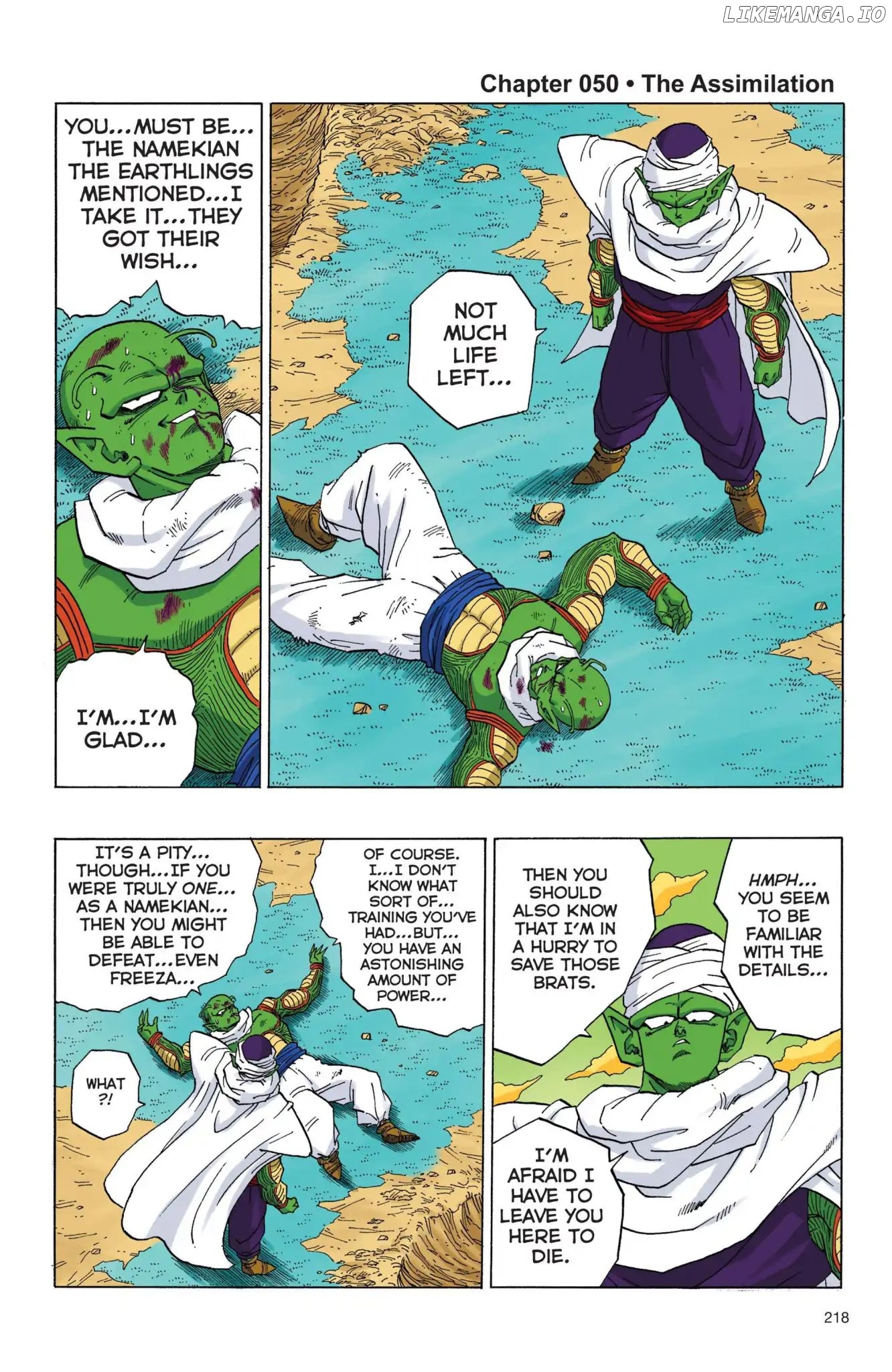 Dragon Ball Full Color Freeza Arc chapter 50 - page 1