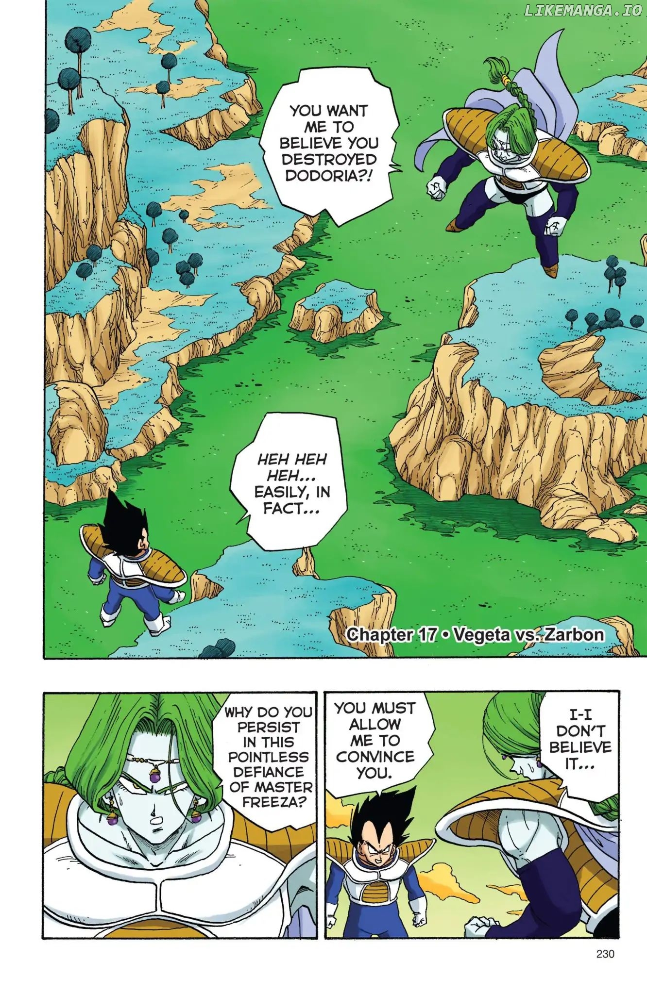 Dragon Ball Full Color Freeza Arc chapter 17 - page 1