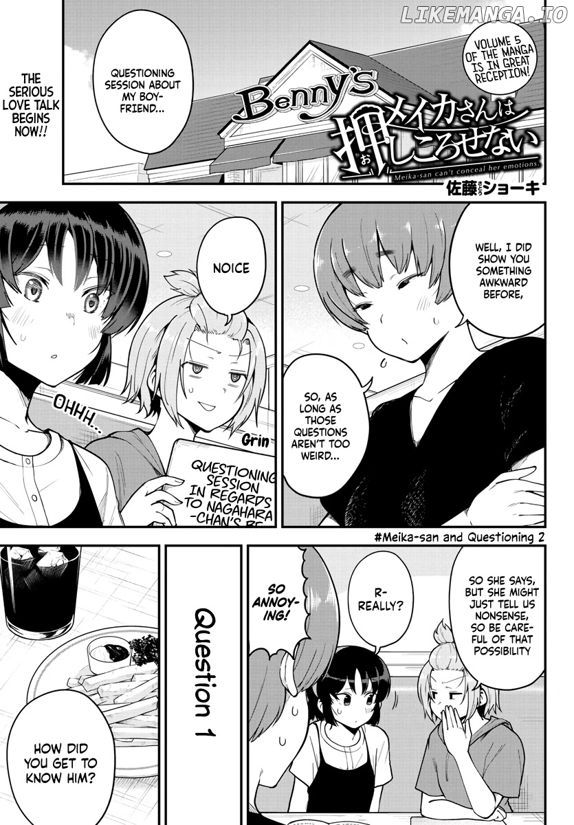 Meika-San Can't Conceal Her Emotions chapter 80 - page 1