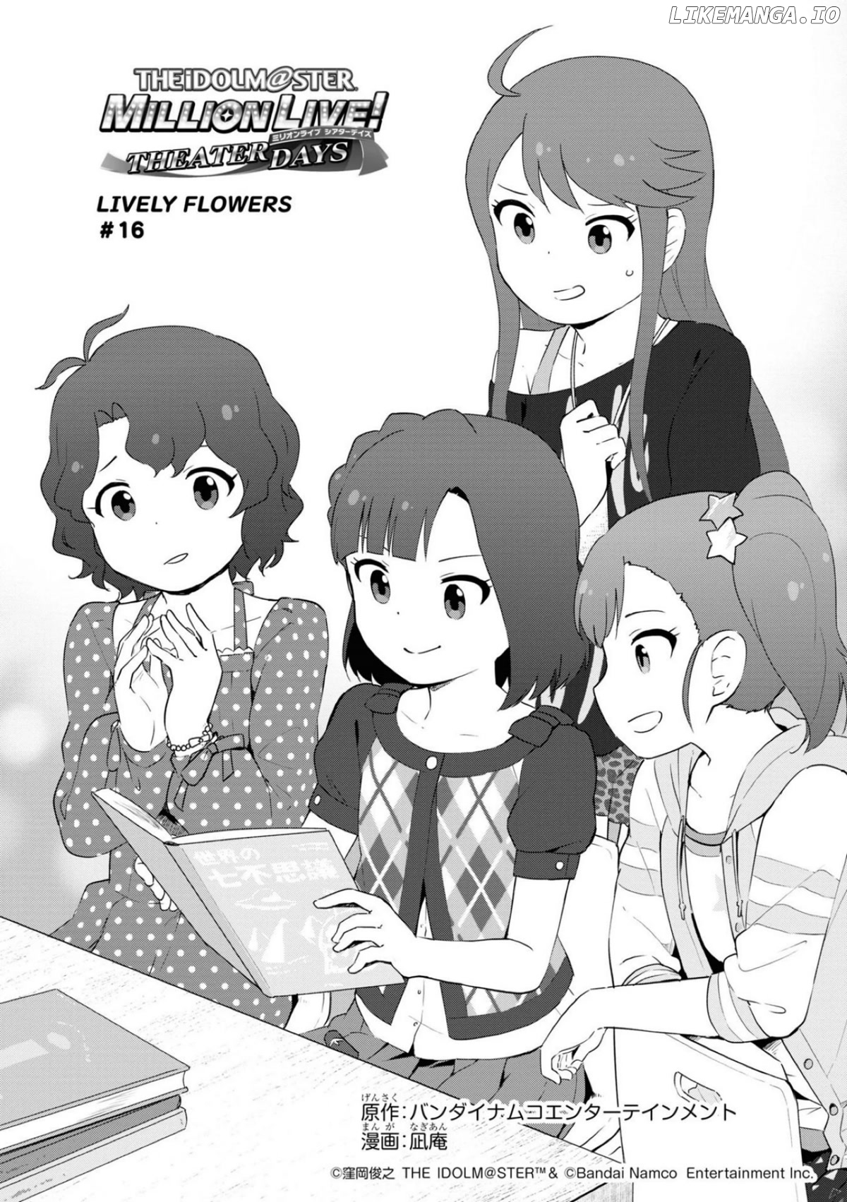 THE iDOLM@STER Million Live! Theater Days - LIVELY FLOWERS chapter 16 - page 1