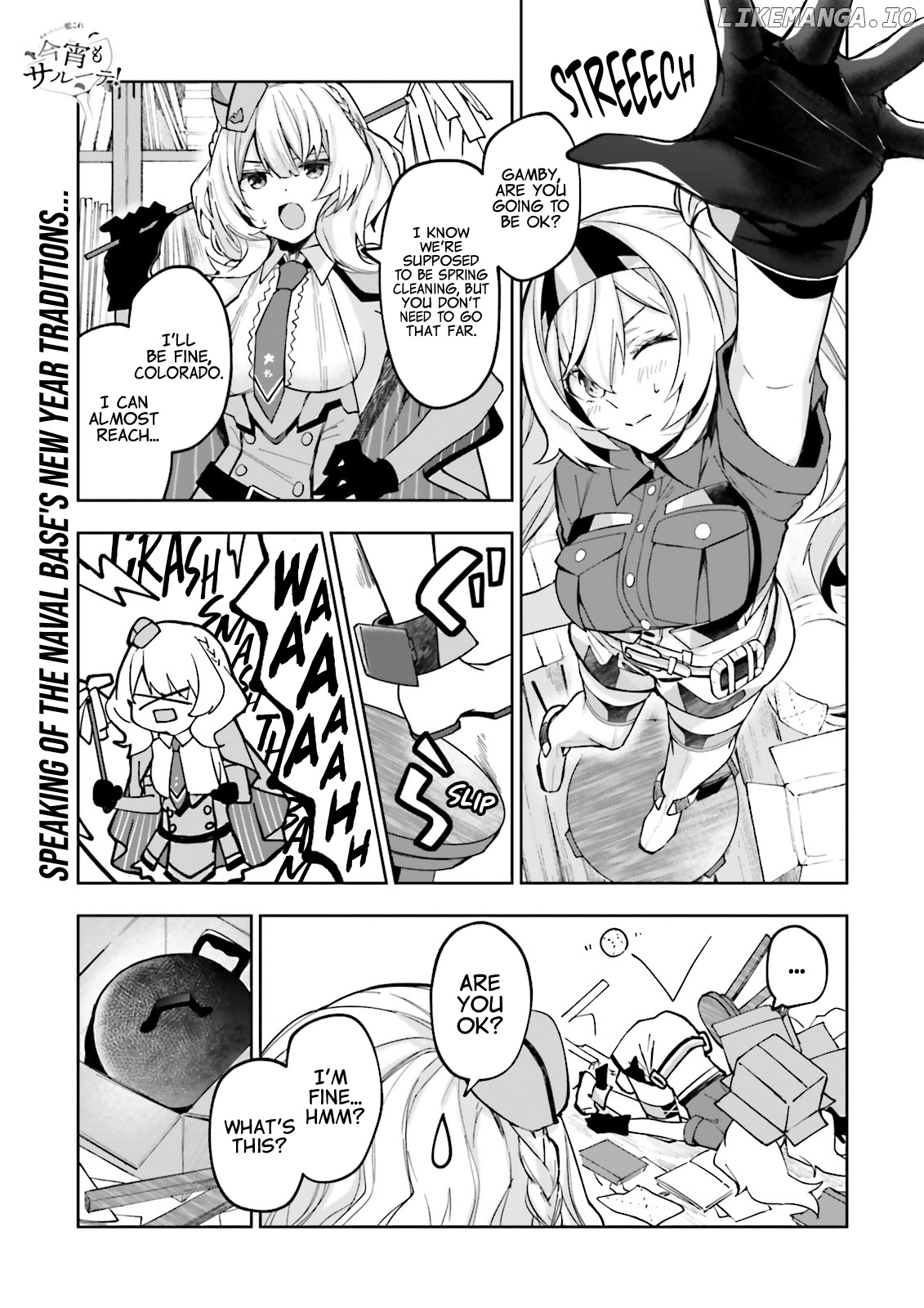 Kantai Collection -KanColle- Tonight, Another "Salute"! chapter 22 - page 1