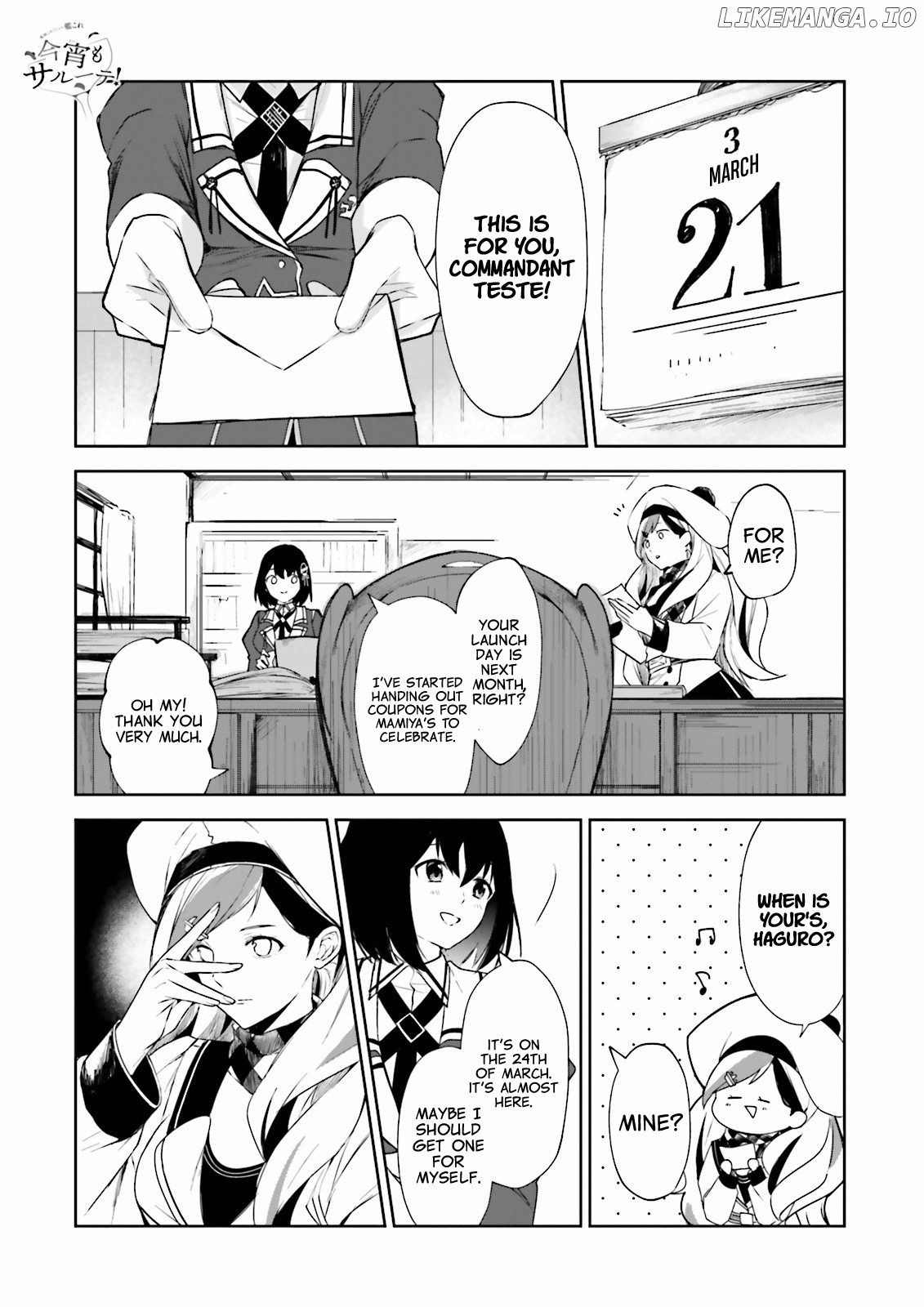 Kantai Collection -KanColle- Tonight, Another "Salute"! chapter 16 - page 1